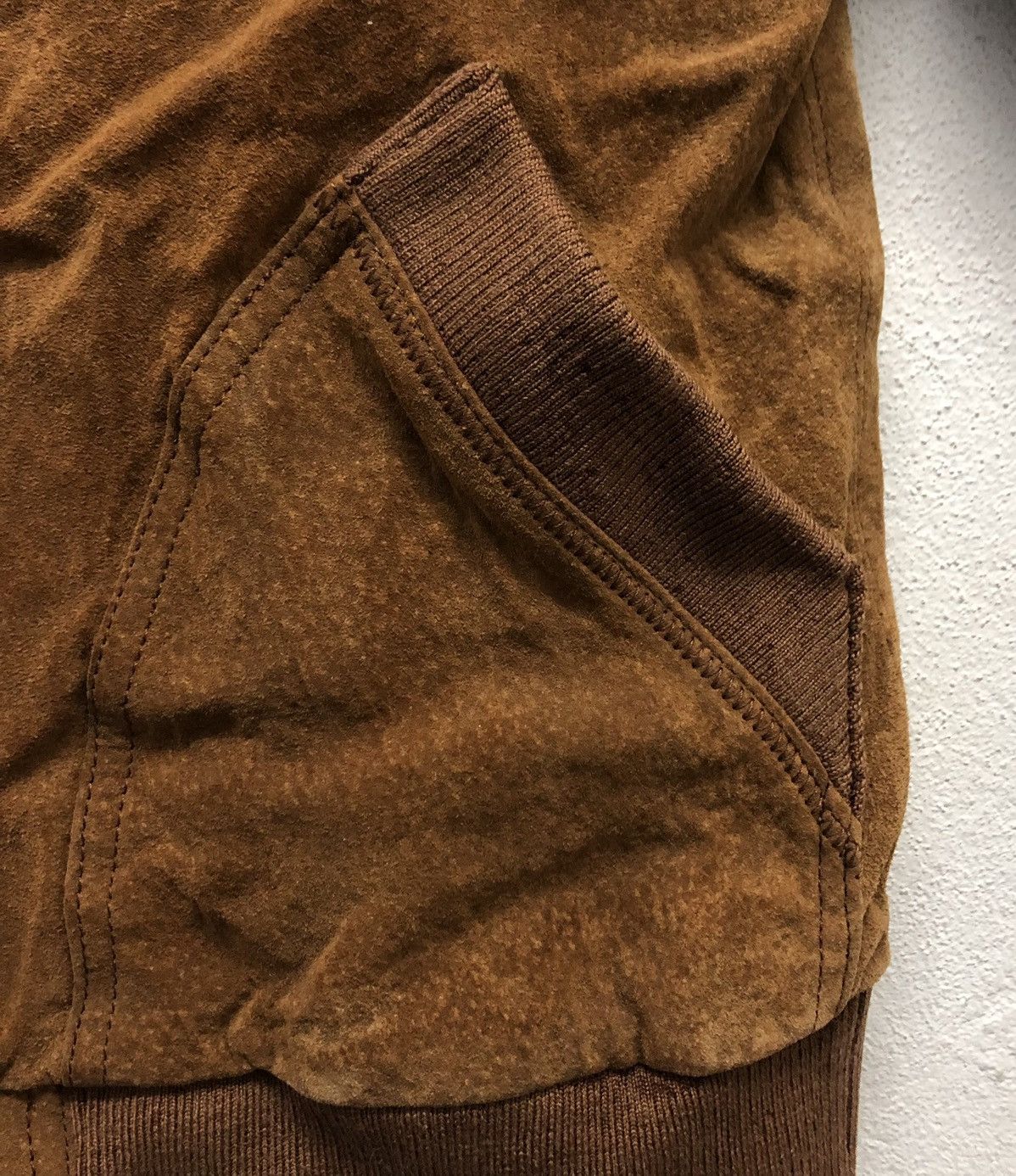 Japanese Brand Shuhei Ogawa Brown Leather Bomber Jacket - Made in Japan Size US M / EU 48-50 / 2 - 8 Thumbnail