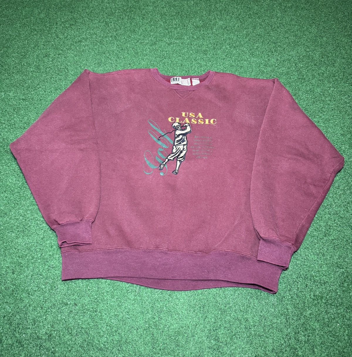 Vintage USA Classic Golf Sweatshirt 24x24 Golfing Vintage Crewneck Size US M / EU 48-50 / 2 - 1 Thumbnail