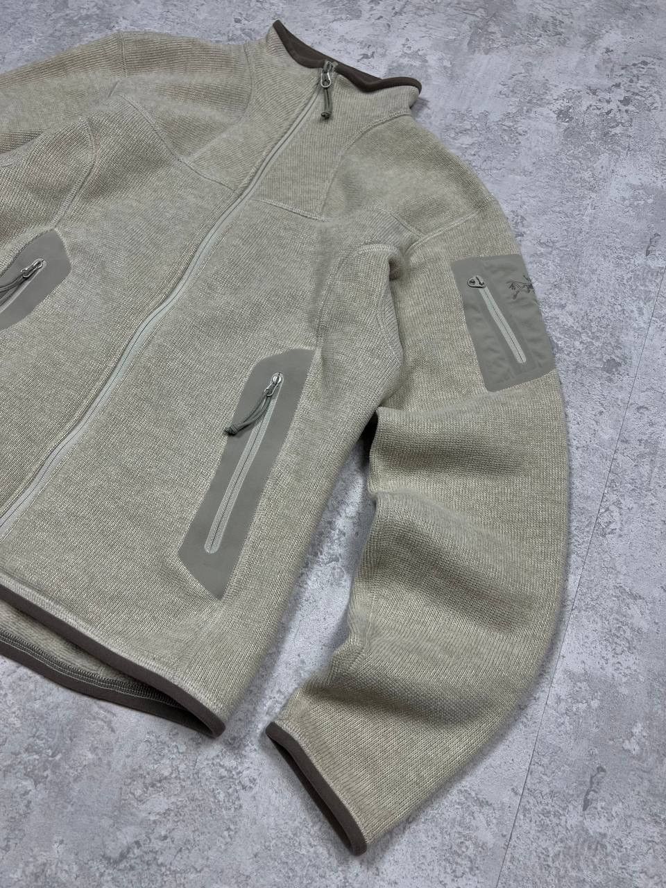Arc'teryx Arcteryx Polartec Beige Zip-Fleece Sweatshirt Size M / US 6-8 / IT 42-44 - 8 Thumbnail