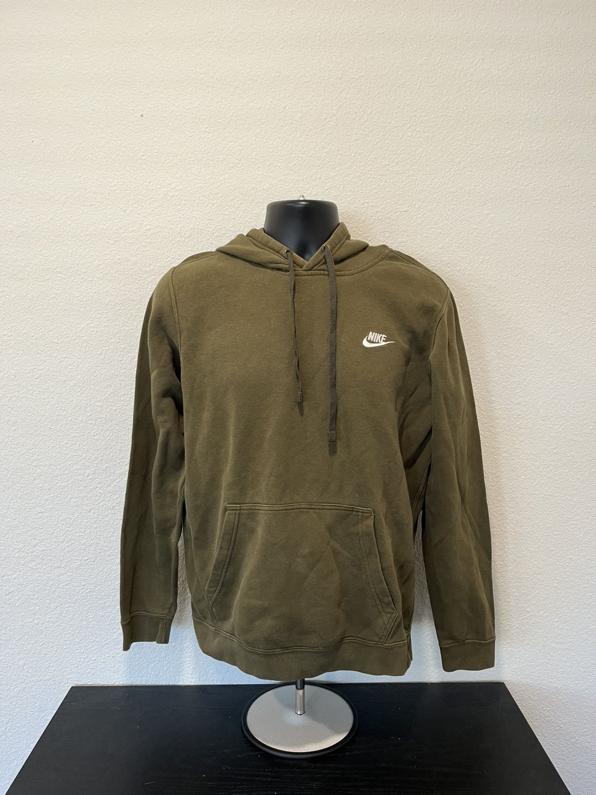 Nike Nike olive embroidered hoodie Size US M / EU 48-50 / 2 - 1 Thumbnail