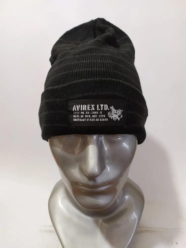Avirex Avirex Patch Logo Beanie Hats Size ONE SIZE - 1 Thumbnail