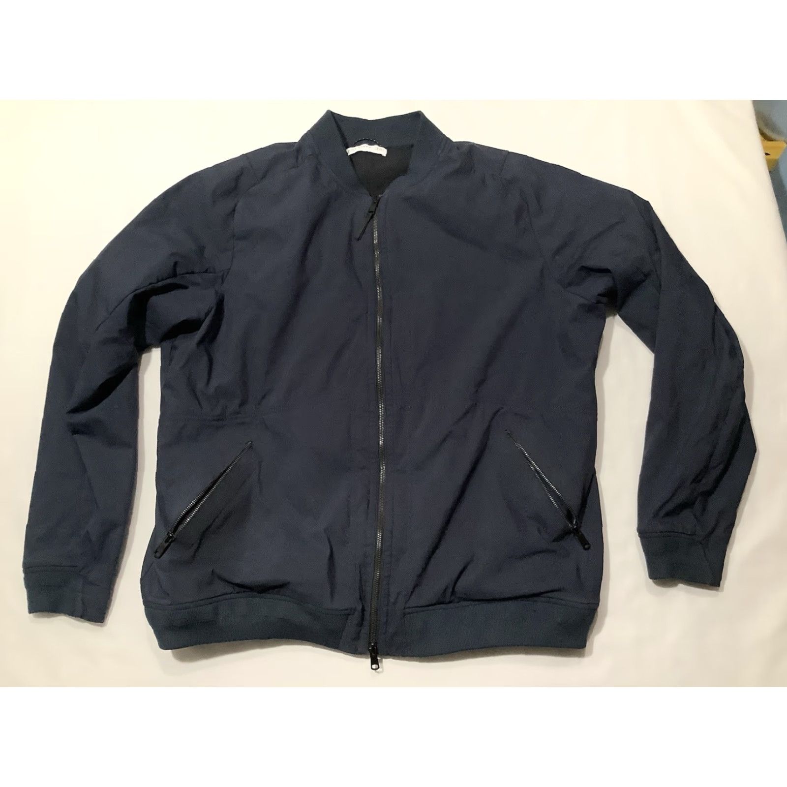 Vintage Hill City Bomber Jacket Blue XXL Water Resistant Zip Up Long Sleeve Men Size US XXL / EU 58 / 5 - 7 Thumbnail