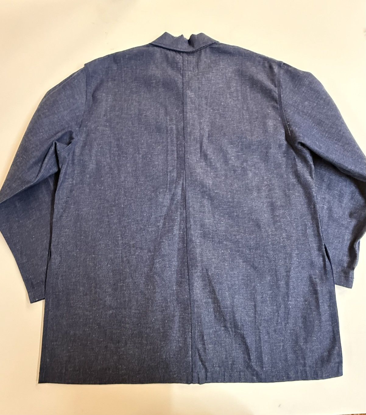 Acne Studios Acne Studios Blå Konst Dark Indigo Denim Chore Coat Sz 50 Size US XL / EU 56 / 4 - 8 Thumbnail