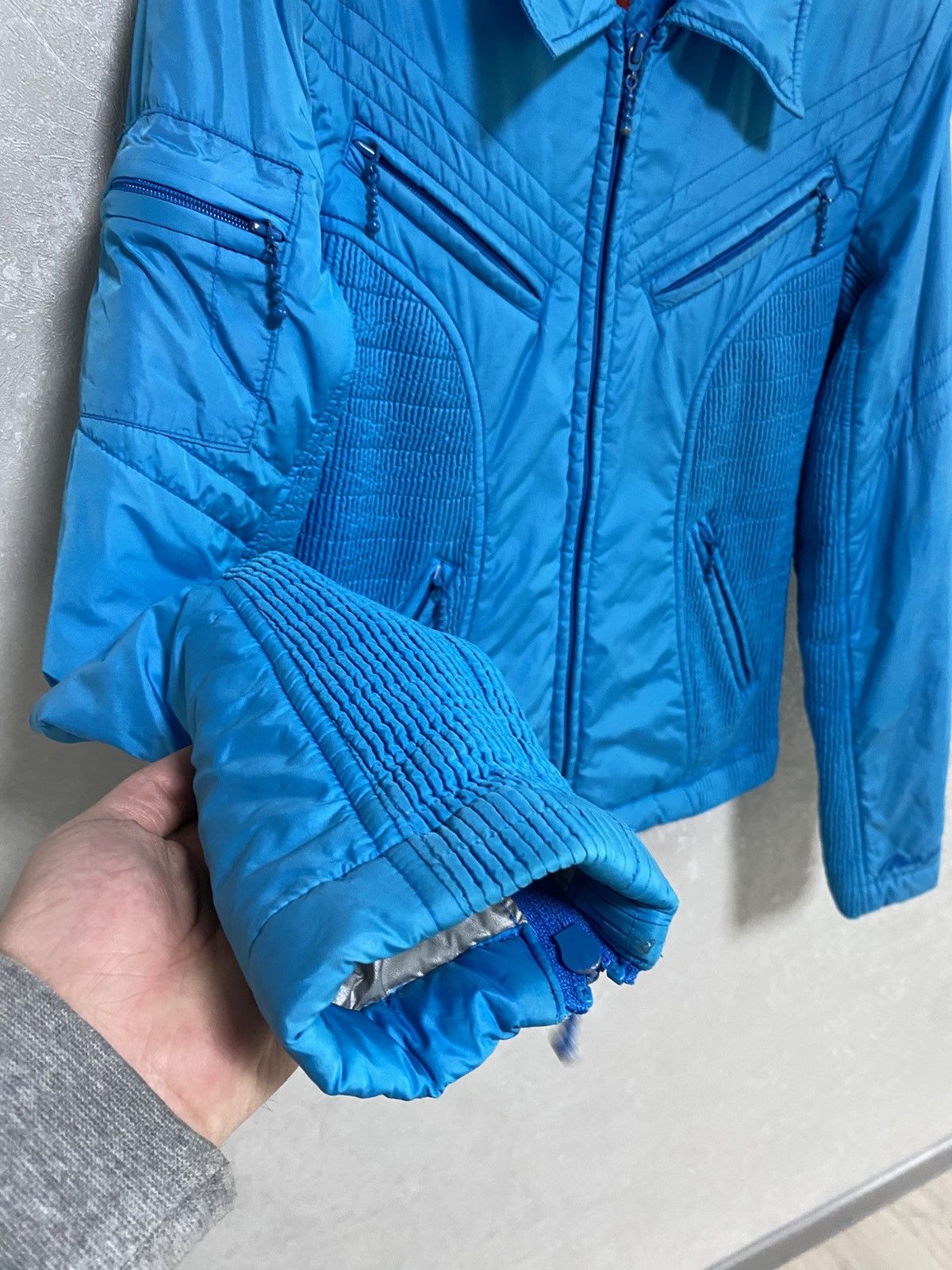 Miss Sixty RARE 90’s MISS SIXTY MADE IN ITALY BLUE AVANTGARDE JACKET Size M / US 6-8 / IT 42-44 - 3 Thumbnail