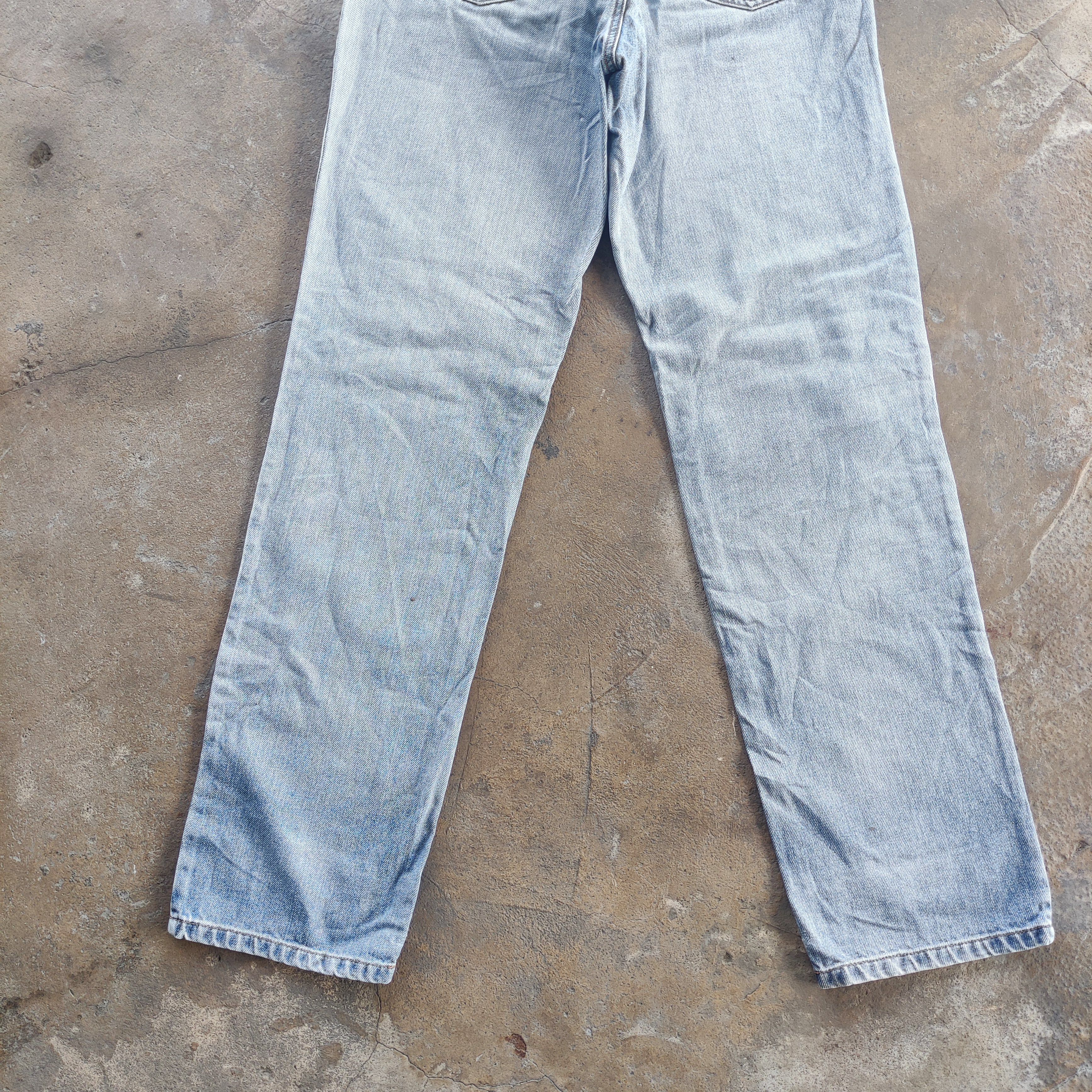 Japanese Brand Vintage Japanese Brand Jeans Faded Ripped Pants Size US 34 / EU 50 - 2 Thumbnail