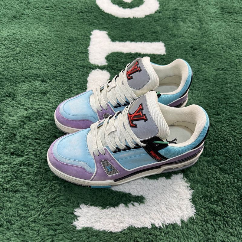 Louis Vuitton Louis Vuitton Trainer Colorful Low-Top Sneakers -2508 Size US 9.5 / IT 39.5 - 1 Thumbnail