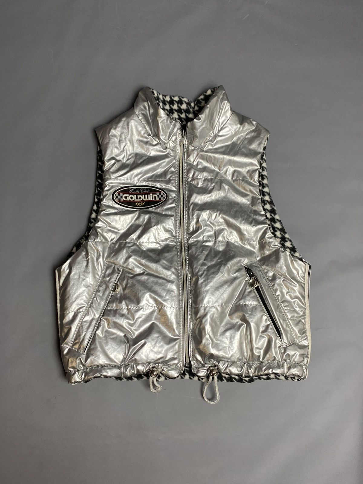 Goldwin Vtg Goldwin Womens Reversible Puffer Vest Ski Japan Sz IT 42 Size M / US 6-8 / IT 42-44 - 1 Thumbnail