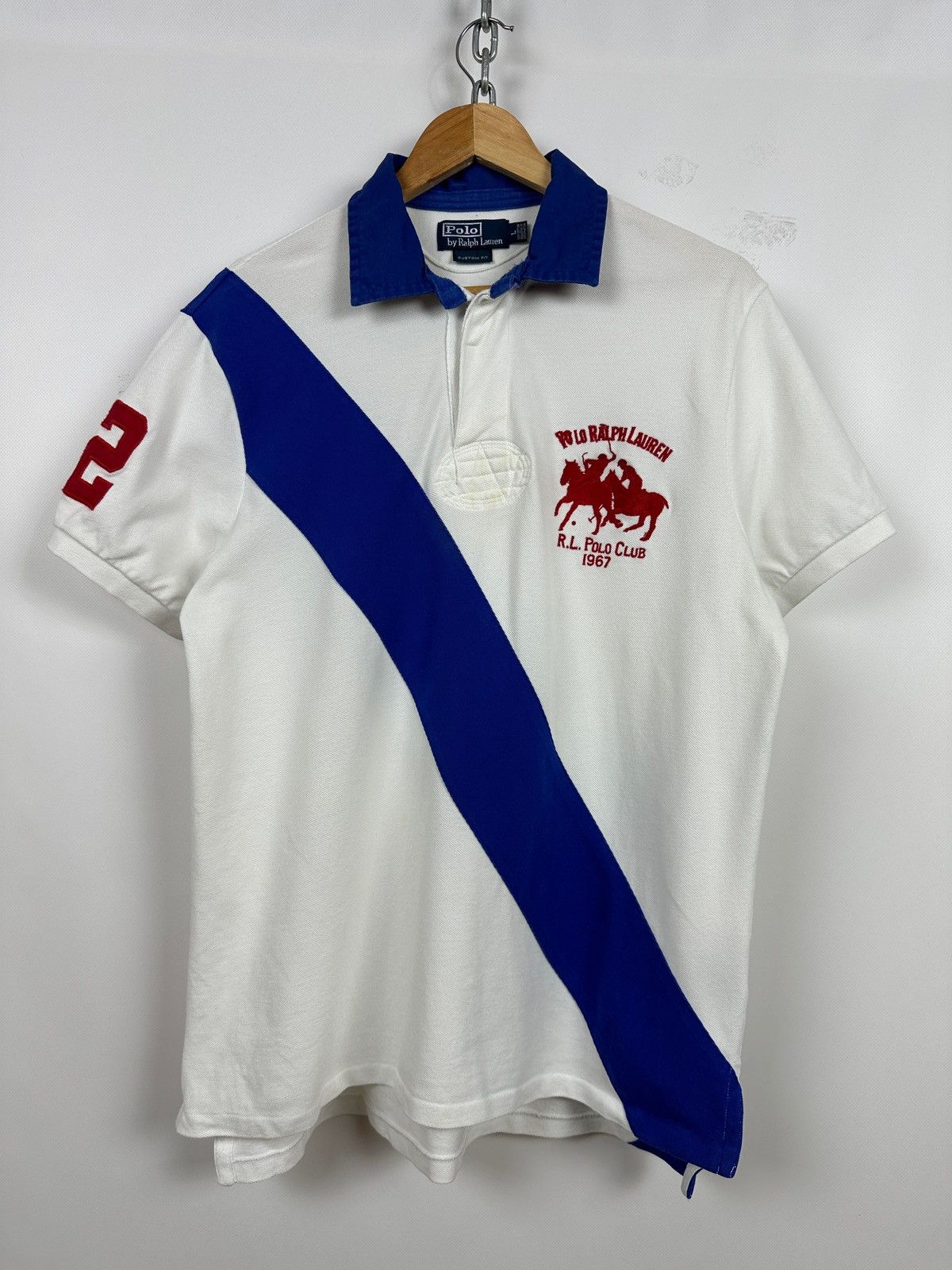 Polo Ralph Lauren Vintage Polo Ralph Lauren #2 Striped Y2K Chief Keef Size US L / EU 52-54 / 3 - 1 Thumbnail