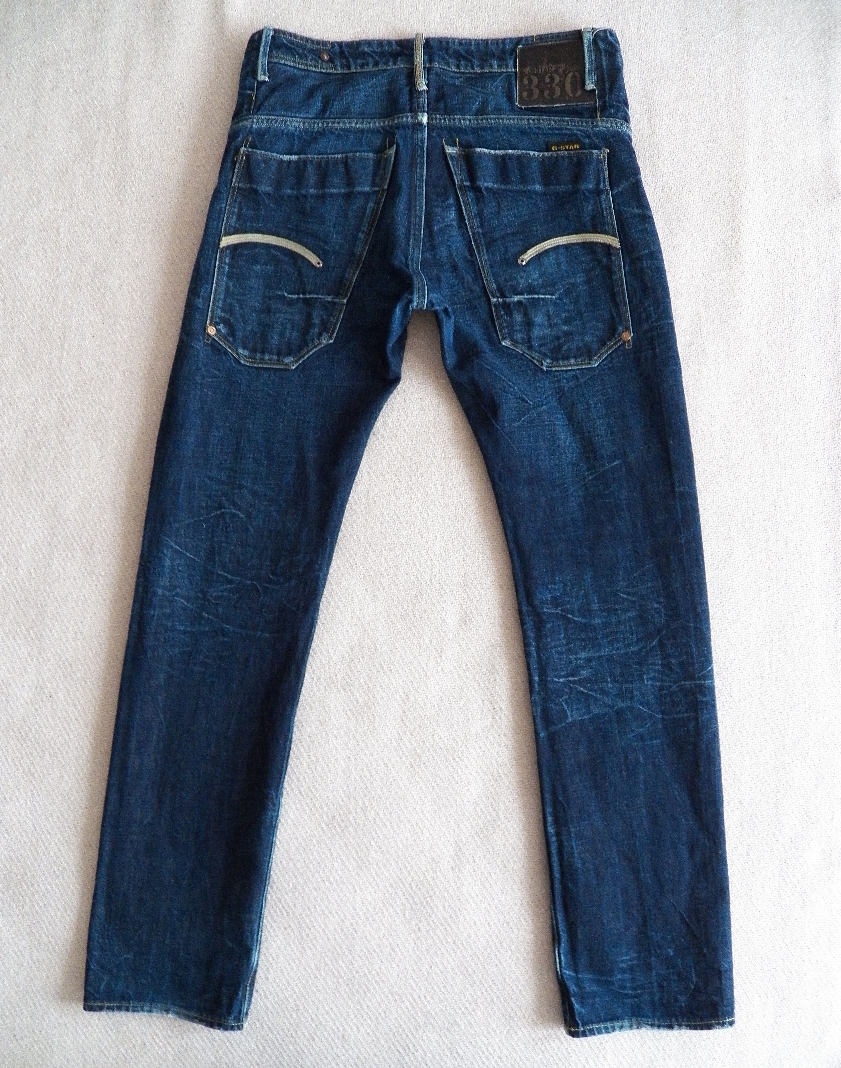 G-Star G-Star Structor Slim JEANS W34 L34 L32 Dark Blue Aged Denim Size US 34 / EU 50 - 5 Thumbnail