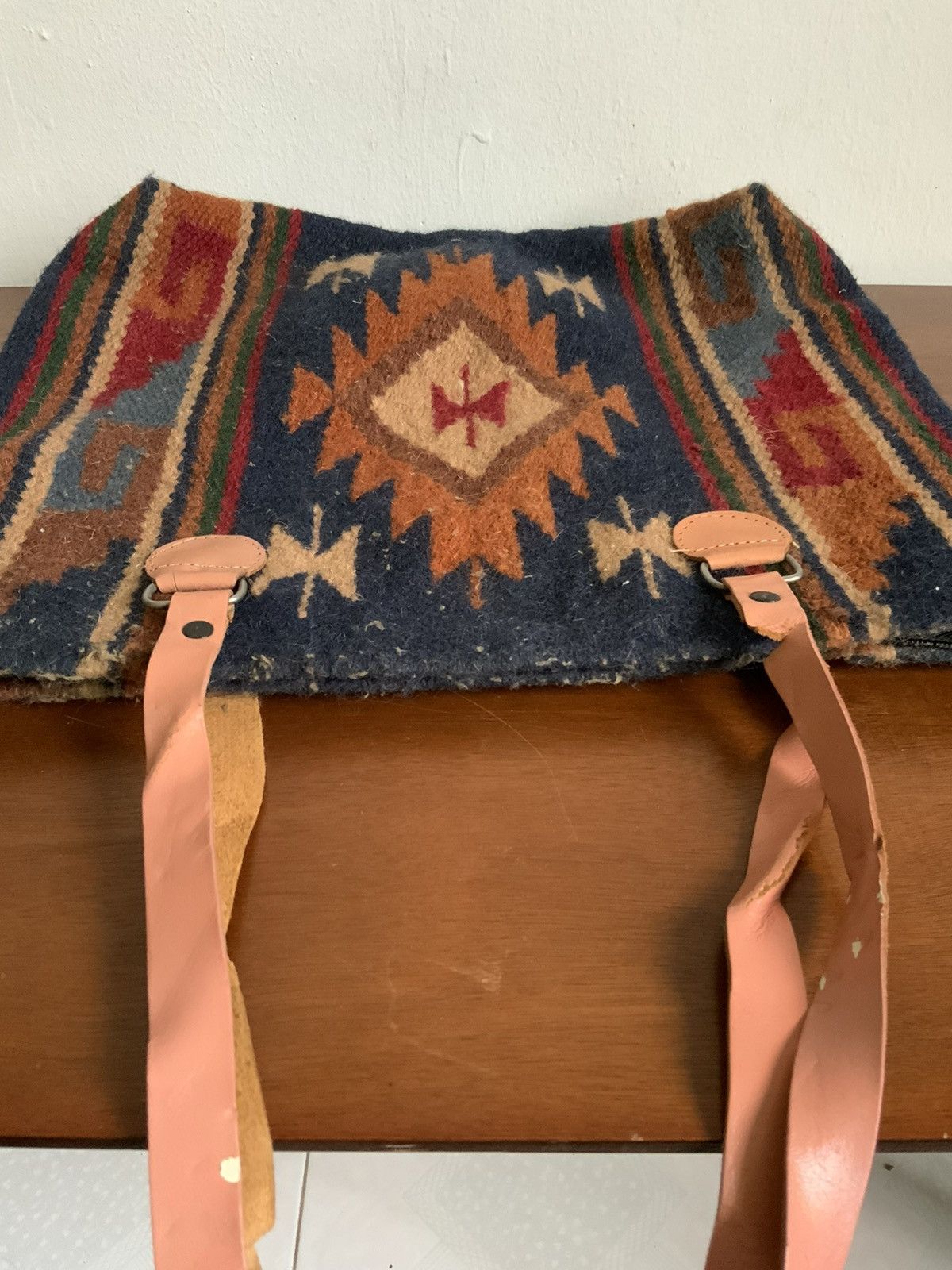 Seditionaries Navajo with Leather Tote Bag Size ONE SIZE - 11 Thumbnail