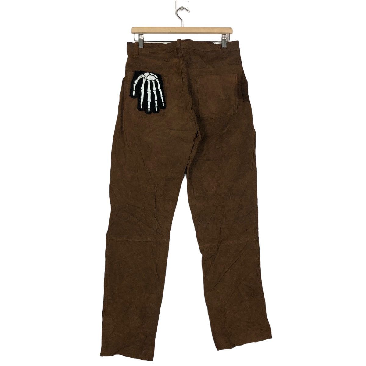 Genuine Leather 🔥Rare Genuine Leather Pants Stinna Issey Miyake Brown Size US 32 / EU 48 - 7 Thumbnail