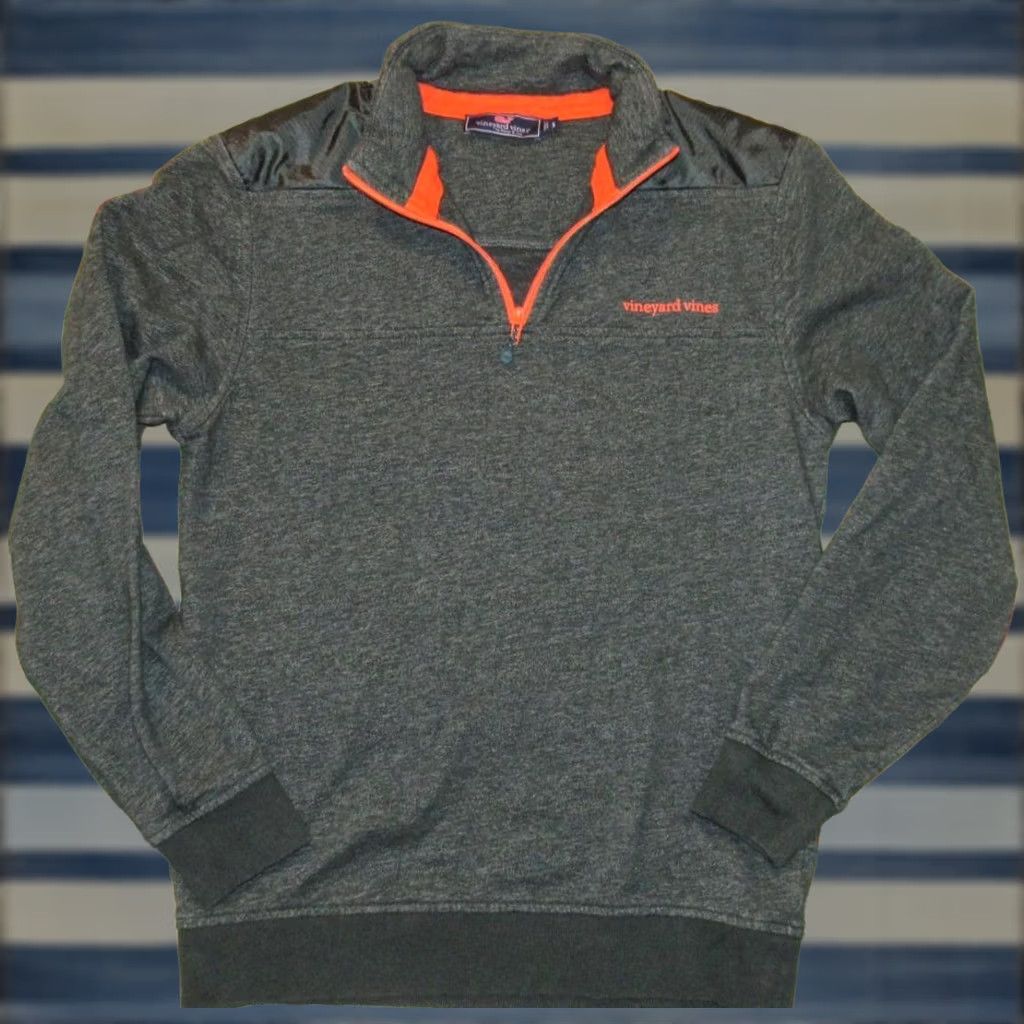 Vineyard Vines VINEYARD VINES Green Performance Cotton Blend Shep Sweater Small S Mens Size US S / EU 44-46 / 1 - 1 Thumbnail