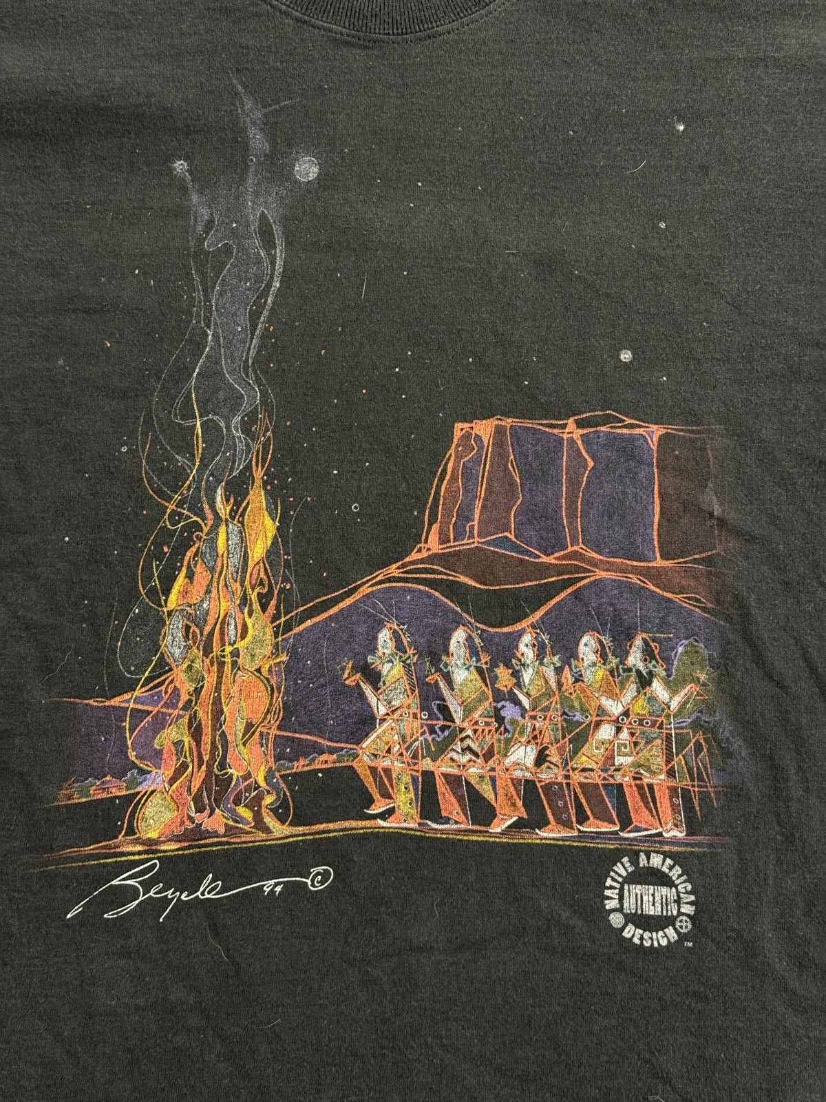 Warrior Vintage Native American Shirt Tribal Fire Knights of Fire XL Size US XL / EU 56 / 4 - 4 Thumbnail