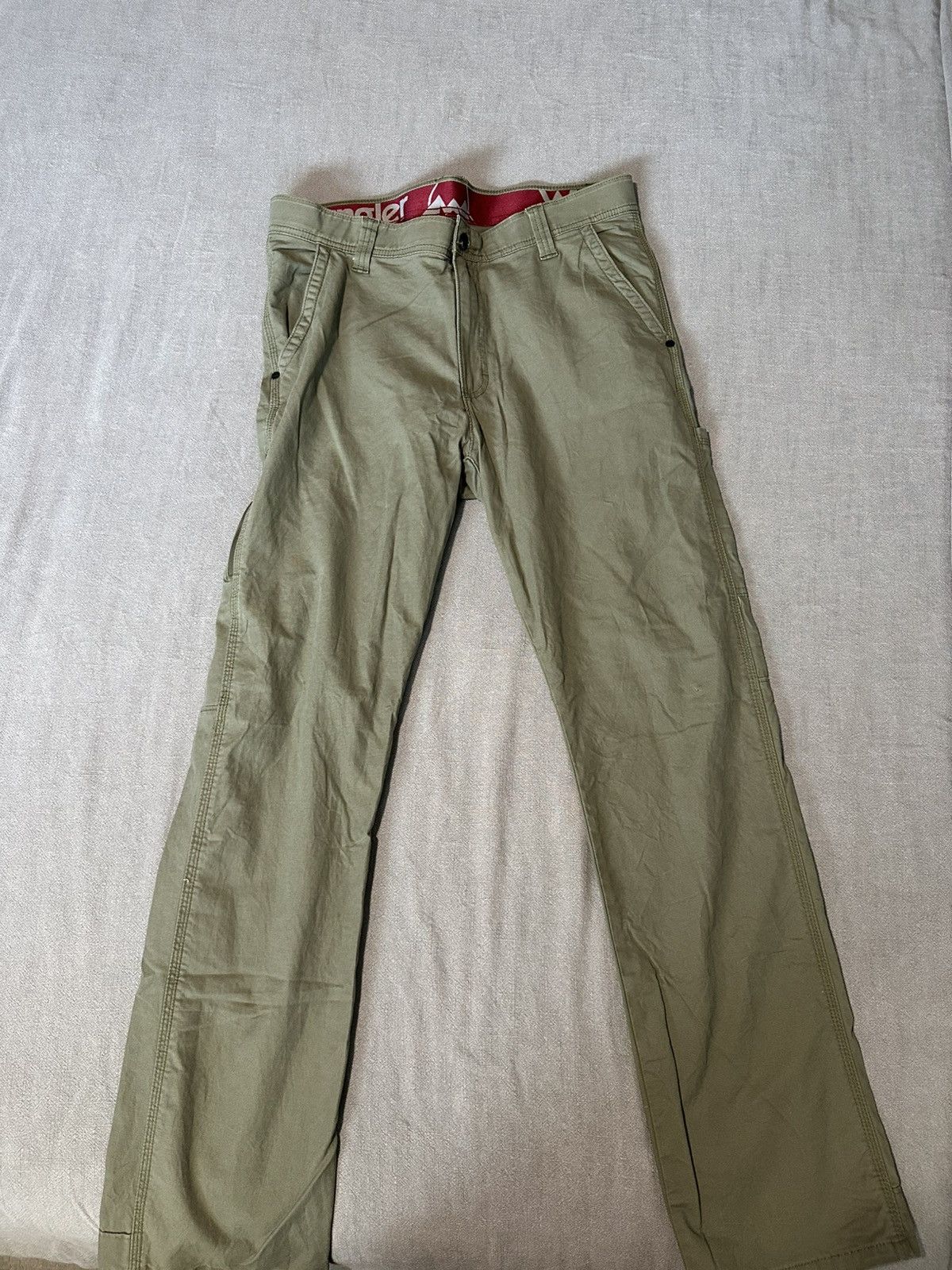 Wrangler Olive Wrangler Pants Size US 34 / EU 50 - 1 Thumbnail