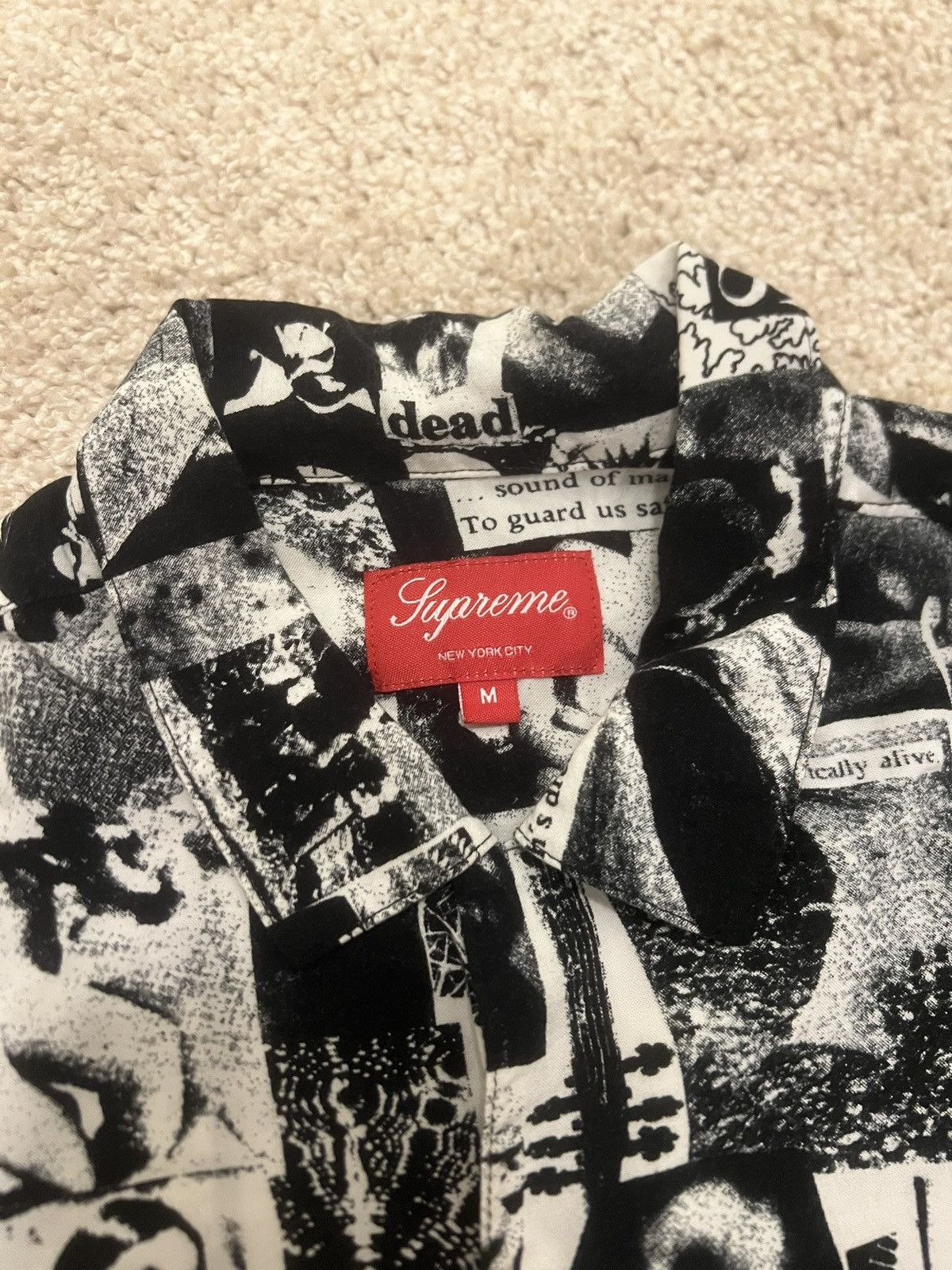 Supreme Supreme 2018 vibrations rayon shirt Size US M / EU 48-50 / 2 - 6 Thumbnail