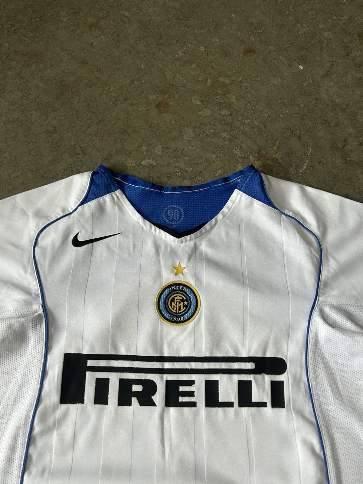 Nike 1990-2000 Inter Milan Away Shirt Vintage Soccer Jersey Size US S / EU 44-46 / 1 - 3 Thumbnail