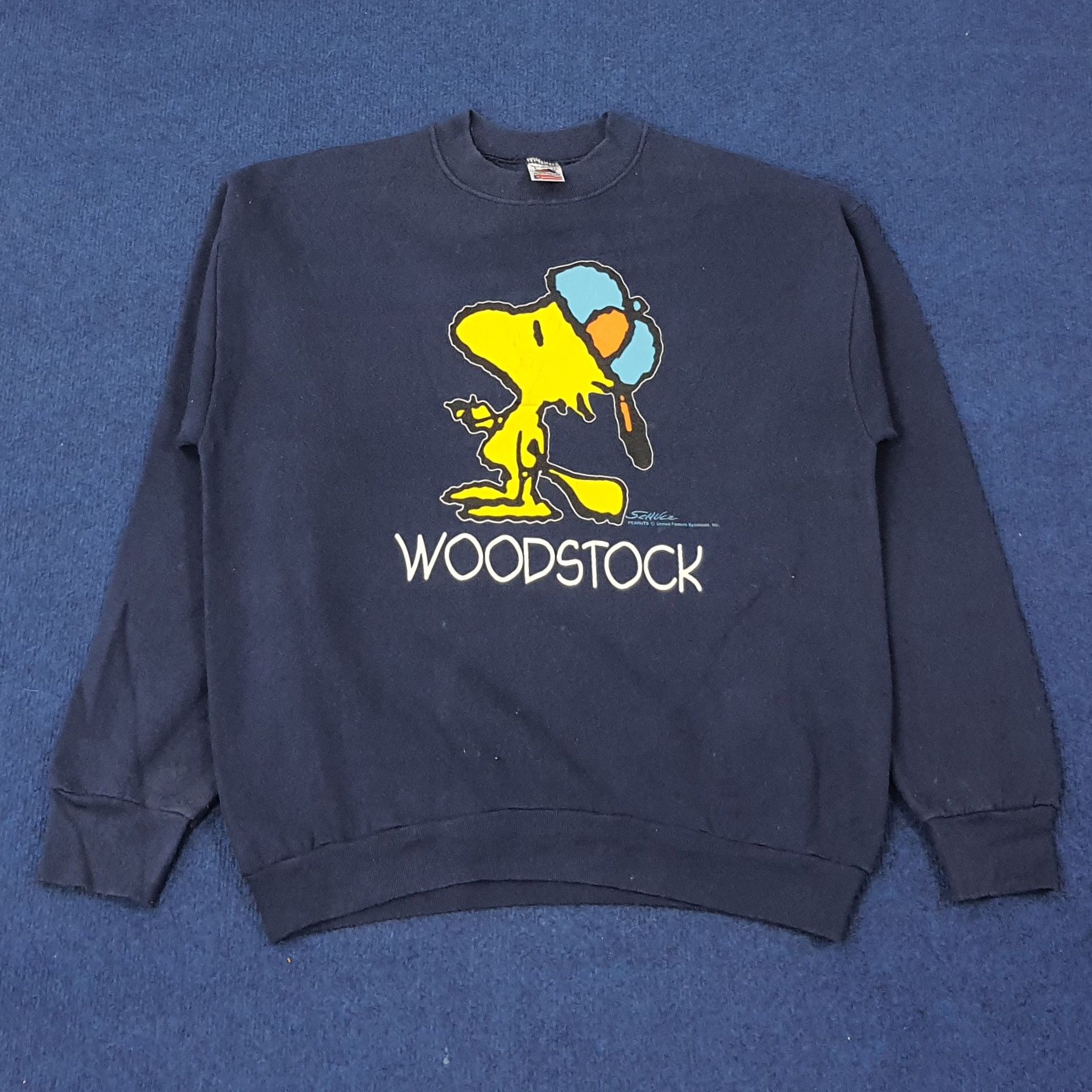 Other Vintage Peanuts Woodstock Sweatshirt C236N8 Size US M / EU 48-50 / 2 - 1 Thumbnail