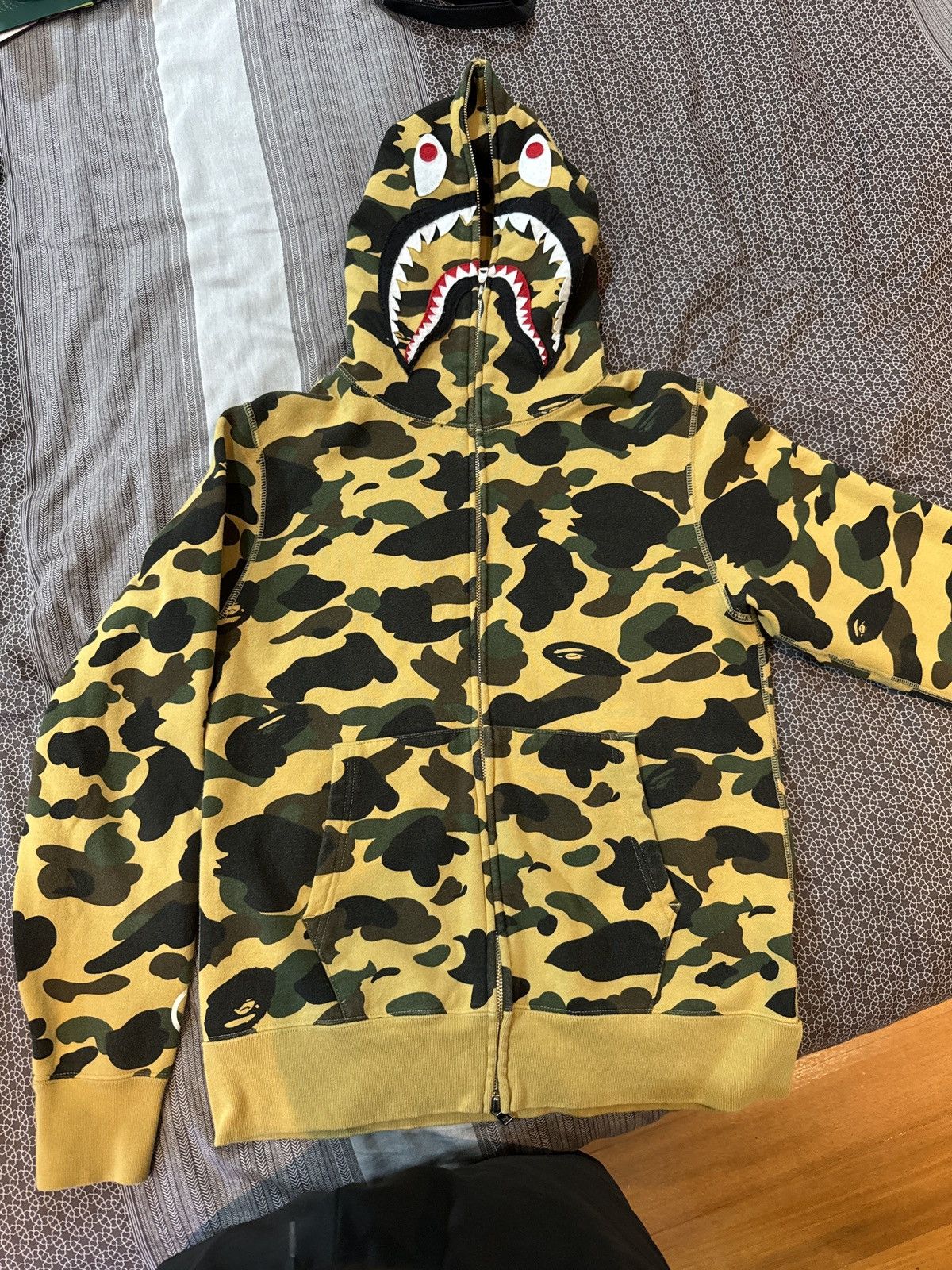 Bape Bape PONR Shark camo Full zip Size US M / EU 48-50 / 2 - 1 Thumbnail