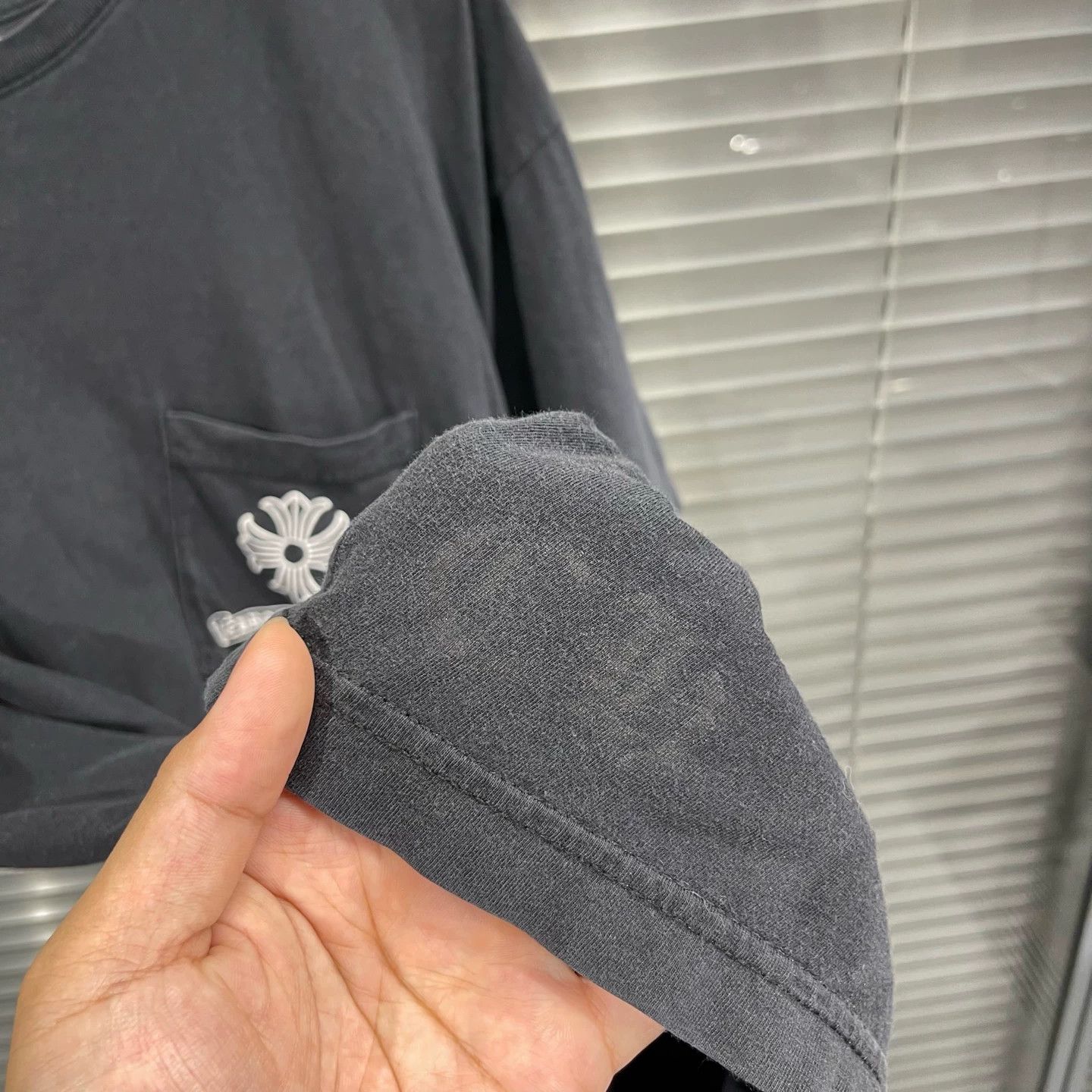 Chrome Hearts CH Dark Sword & Sanskrit Logo SS Tee XXL 9/10 Print Flaw Size US XXL / EU 58 / 5 - 5 Thumbnail