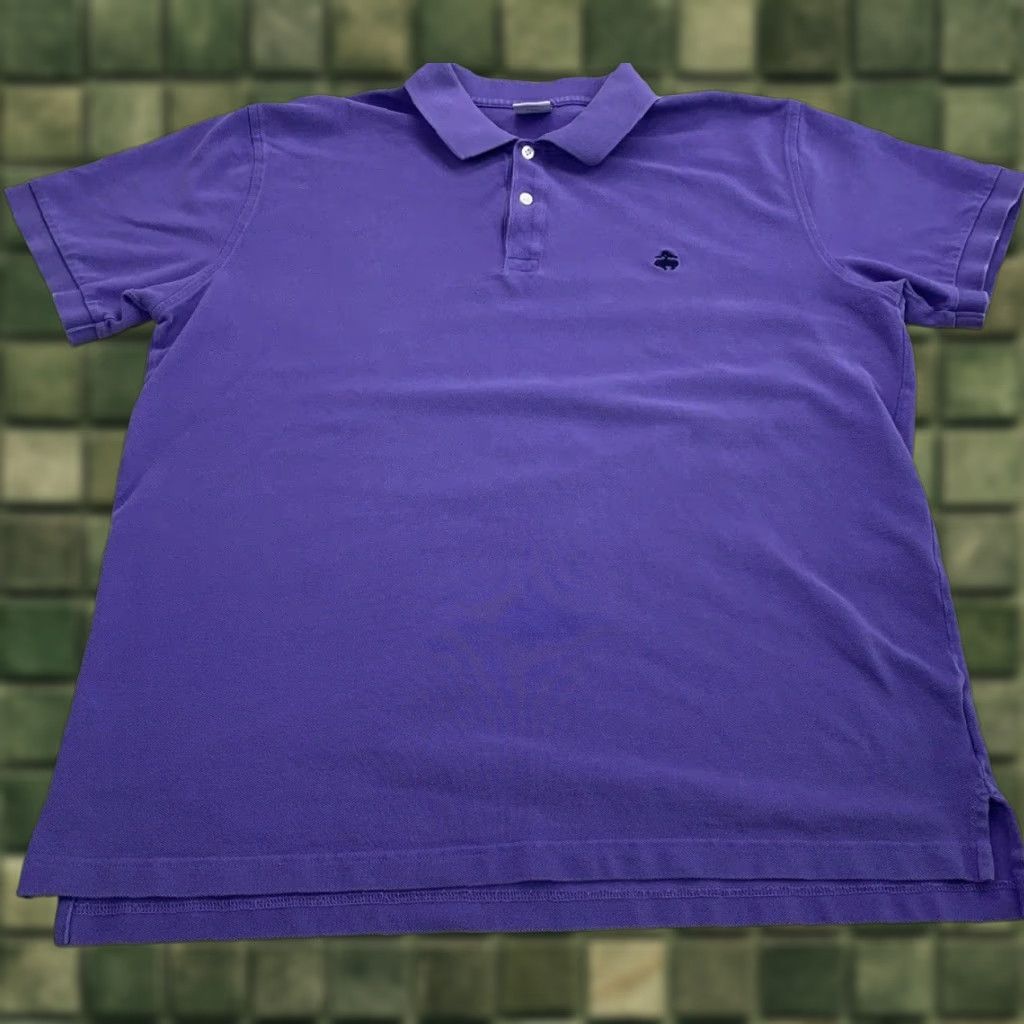Brooks Brothers VINTAGE Brooks Brothers 346 Slim Fit Cotton Purple Polo Shirt Mens XXL Size US XXL / EU 58 / 5 - 1 Thumbnail