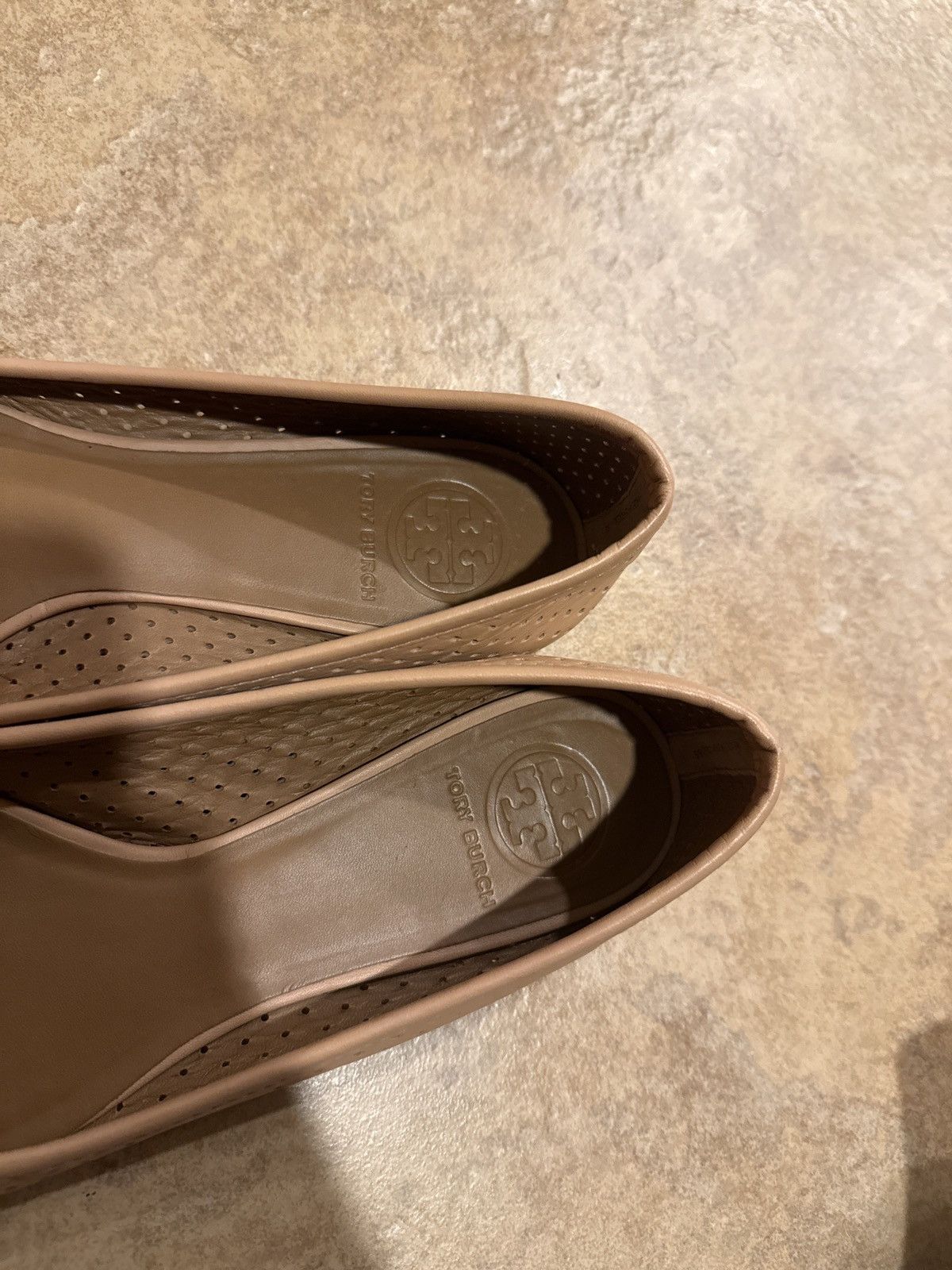 Tory Burch Tory Burch Perforated Reva Ballet Flat Size US 7 / IT 37 - 5 Thumbnail