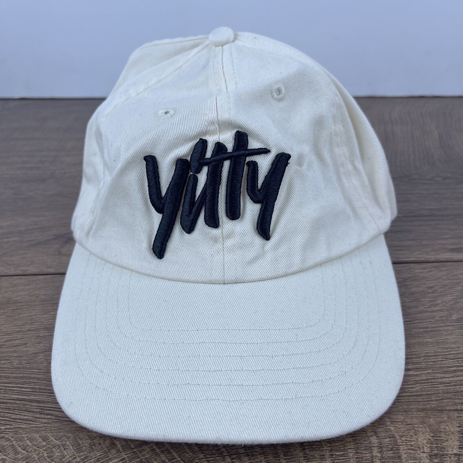 Other Yitty Hat Yitty White Hat Adjustable Adult Size Hat White Ca Size ONE SIZE - 2 Thumbnail