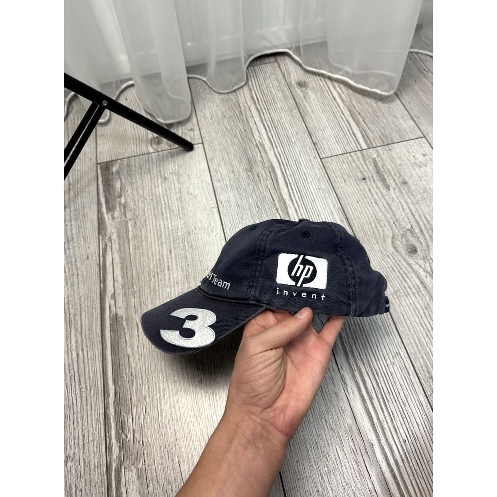 BMW VINTAGE BMW Williams F1 Team Pablo Montoya #3 racing Cap One Size Os Mens Blue Baseball Cap 90s Cars Racing BMW Williams F1 Team Mens Os Blues Size ONE SIZE - 5 Thumbnail