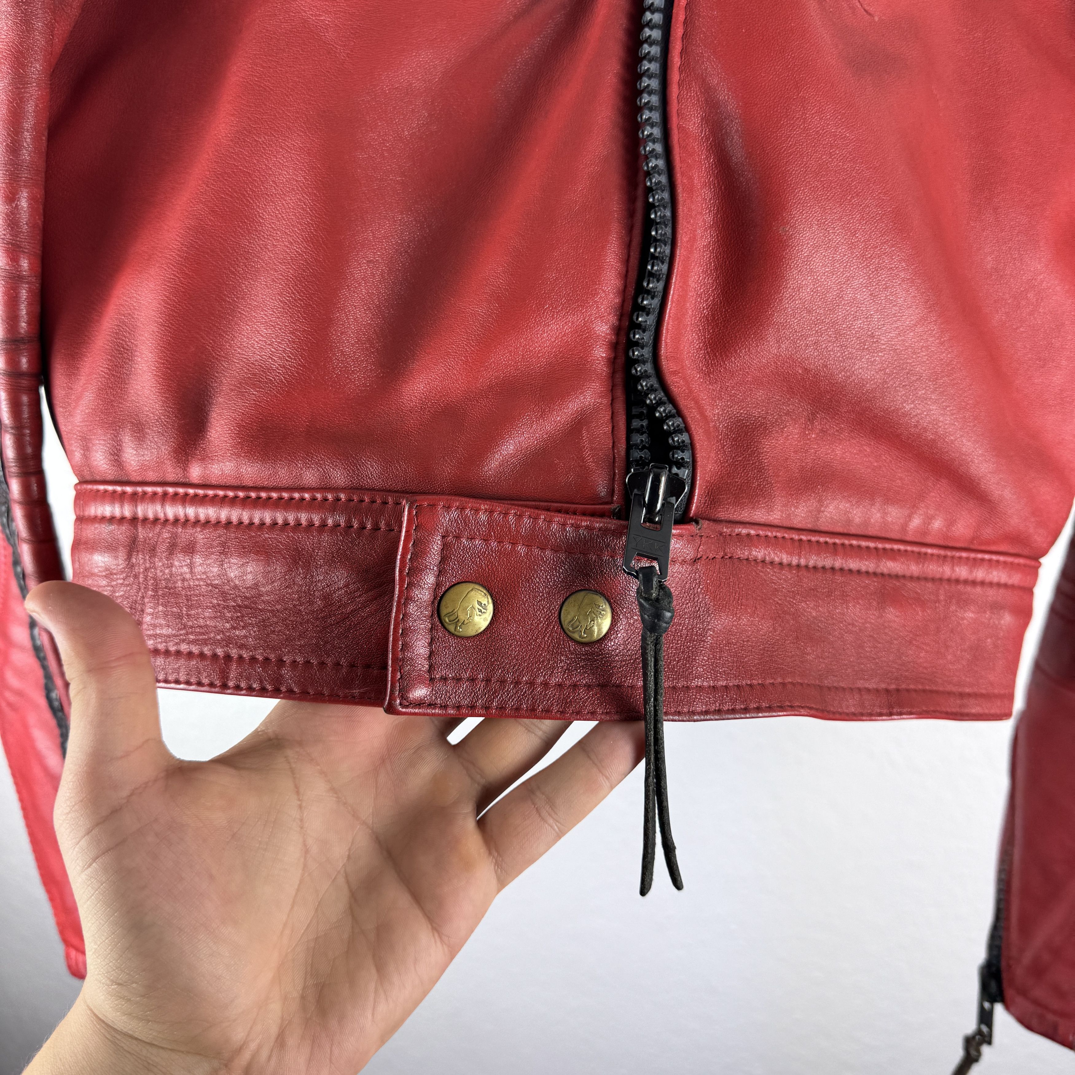 Vintage Vintage 80's BMW Leather Jacket Furygan Racing Jacket Size S Size US S / EU 44-46 / 1 - 10 Thumbnail