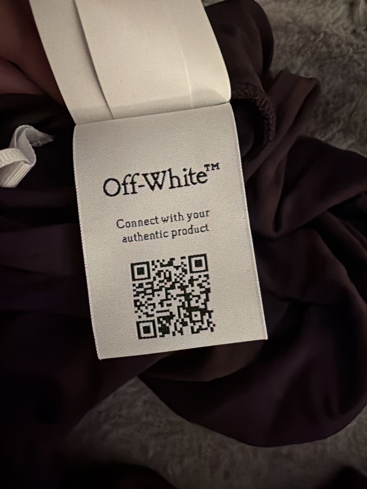 Off-White Off-White Fluid Jer Twist Mini Dress Size M / US 6-8 / IT 42-44 - 2 Thumbnail