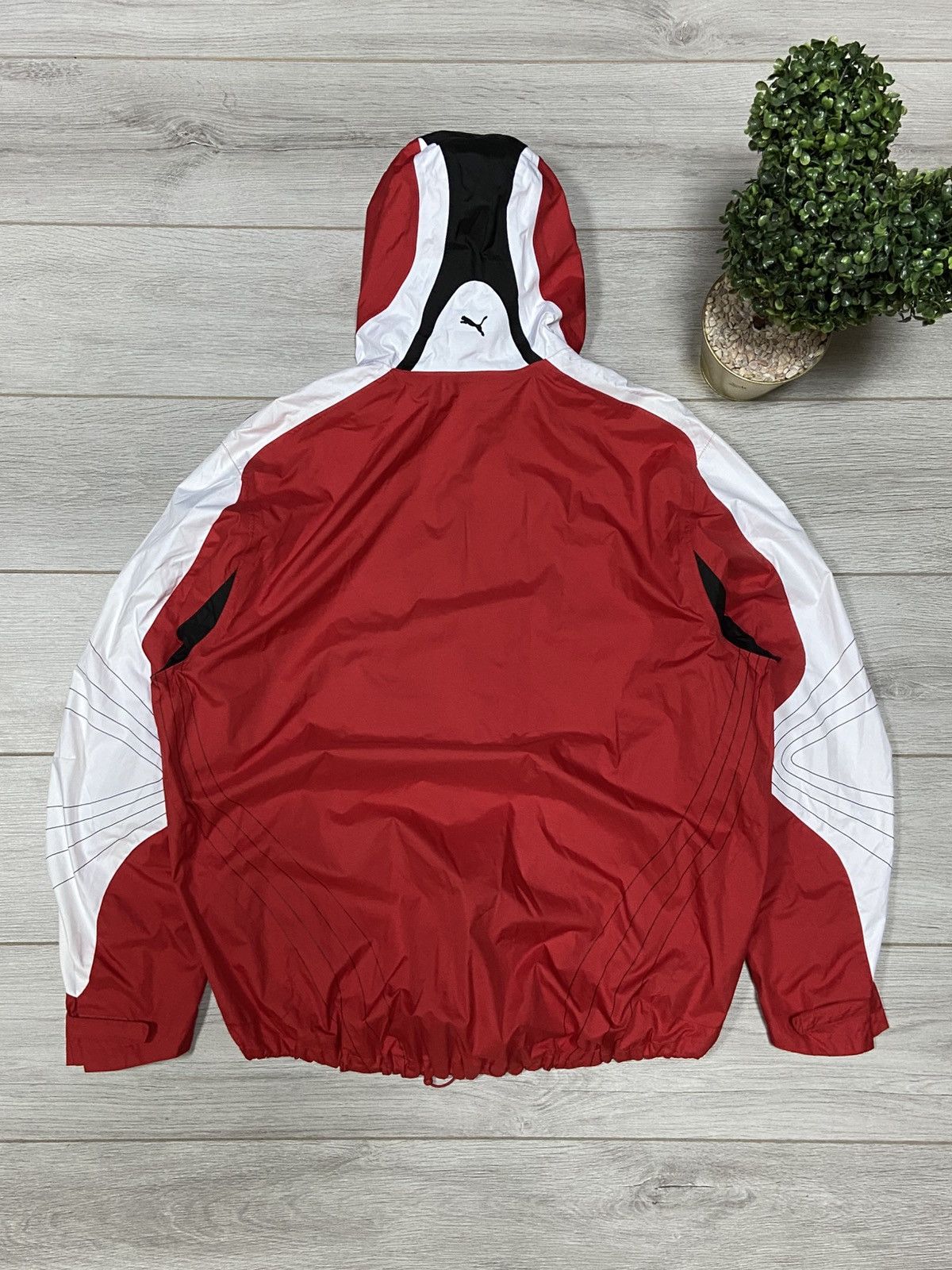 Ferrari × Puma Puma Santander Ferrari shell vintage jacket zip Size US XL / EU 56 / 4 - 2 Thumbnail