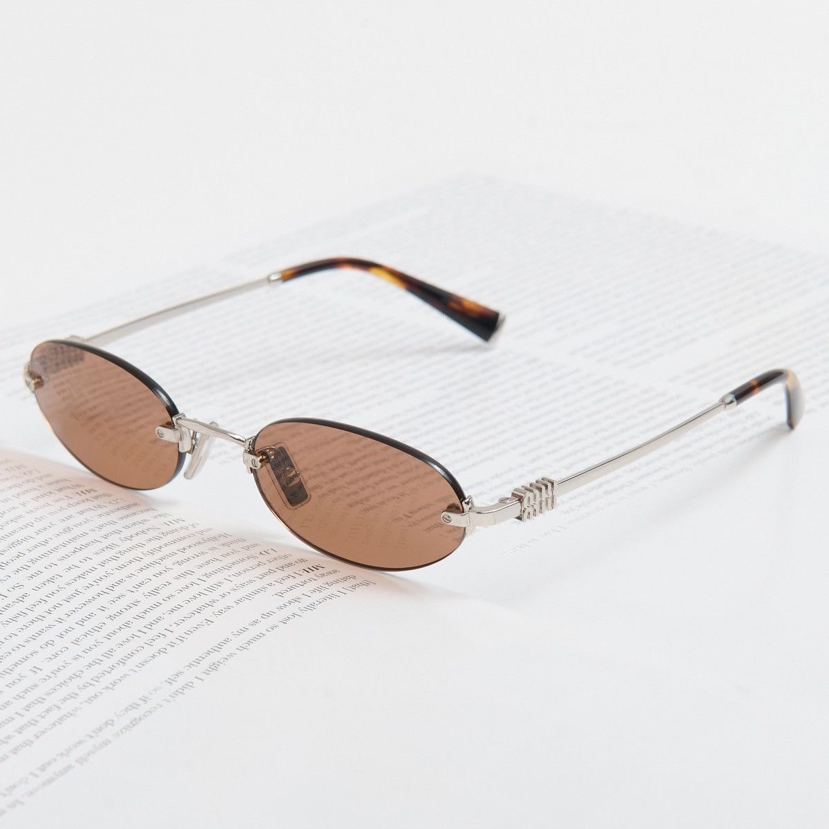 Miu Miu MIU MIU 0MU A54S 1BC90Q SUNGLASSES Size ONE SIZE - 2 Thumbnail