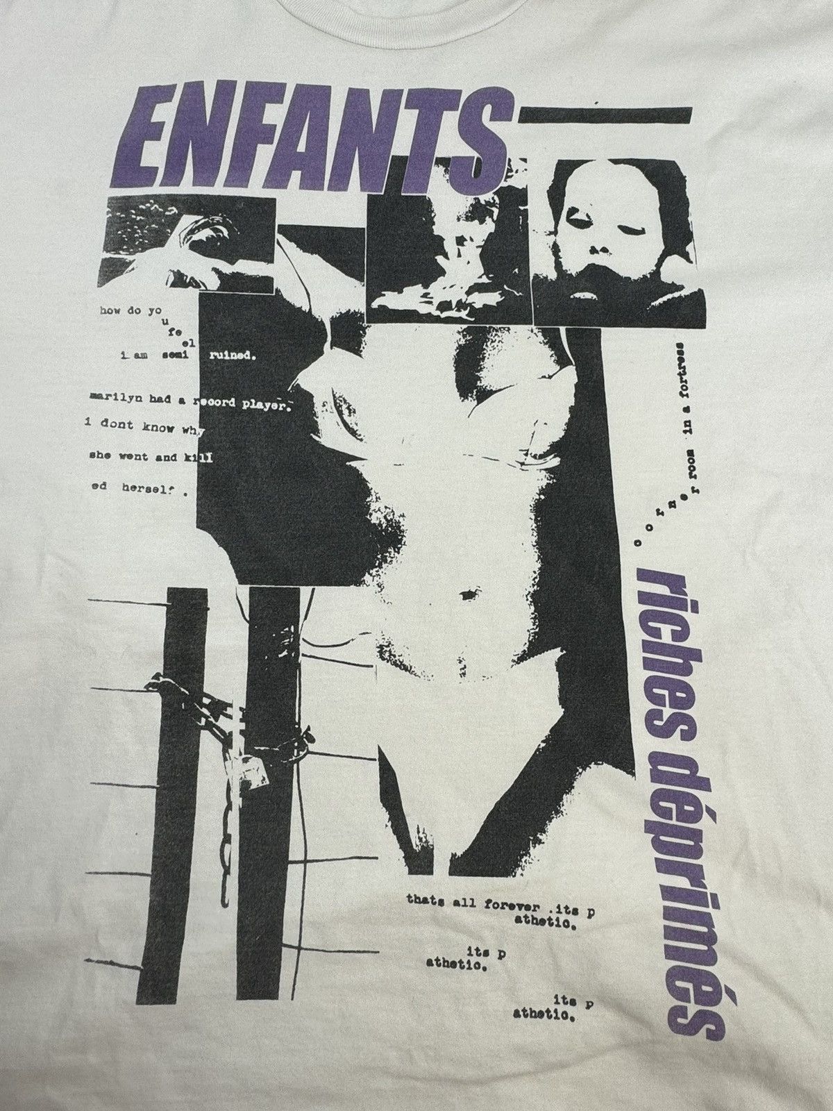 Enfants Riches Deprimes LOGO PRINT OVERSIZED T-SHIRT Size US XL / EU 56 / 4 - 3 Thumbnail