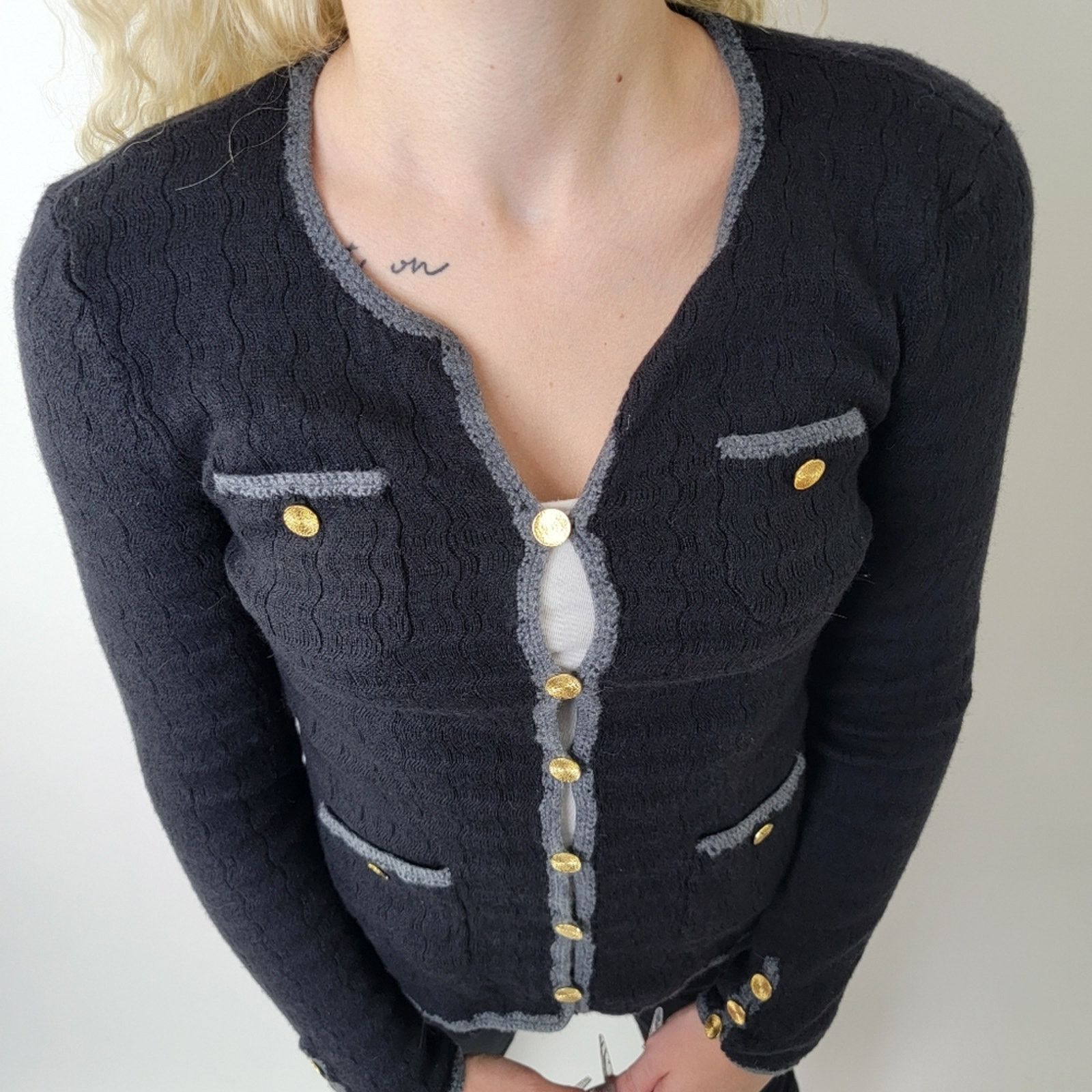 Trina Turk Trina Turk Vermouth Wool Cardigan - S Size S / US 4 / IT 40 - 1 Thumbnail