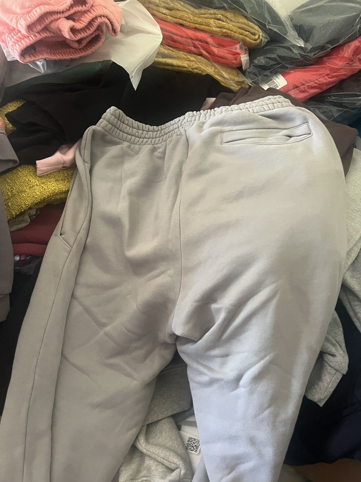 Eric Emanuel Eric Emanuel gray with navy EE sweatpants large Size US 32 / EU 48 - 4 Thumbnail
