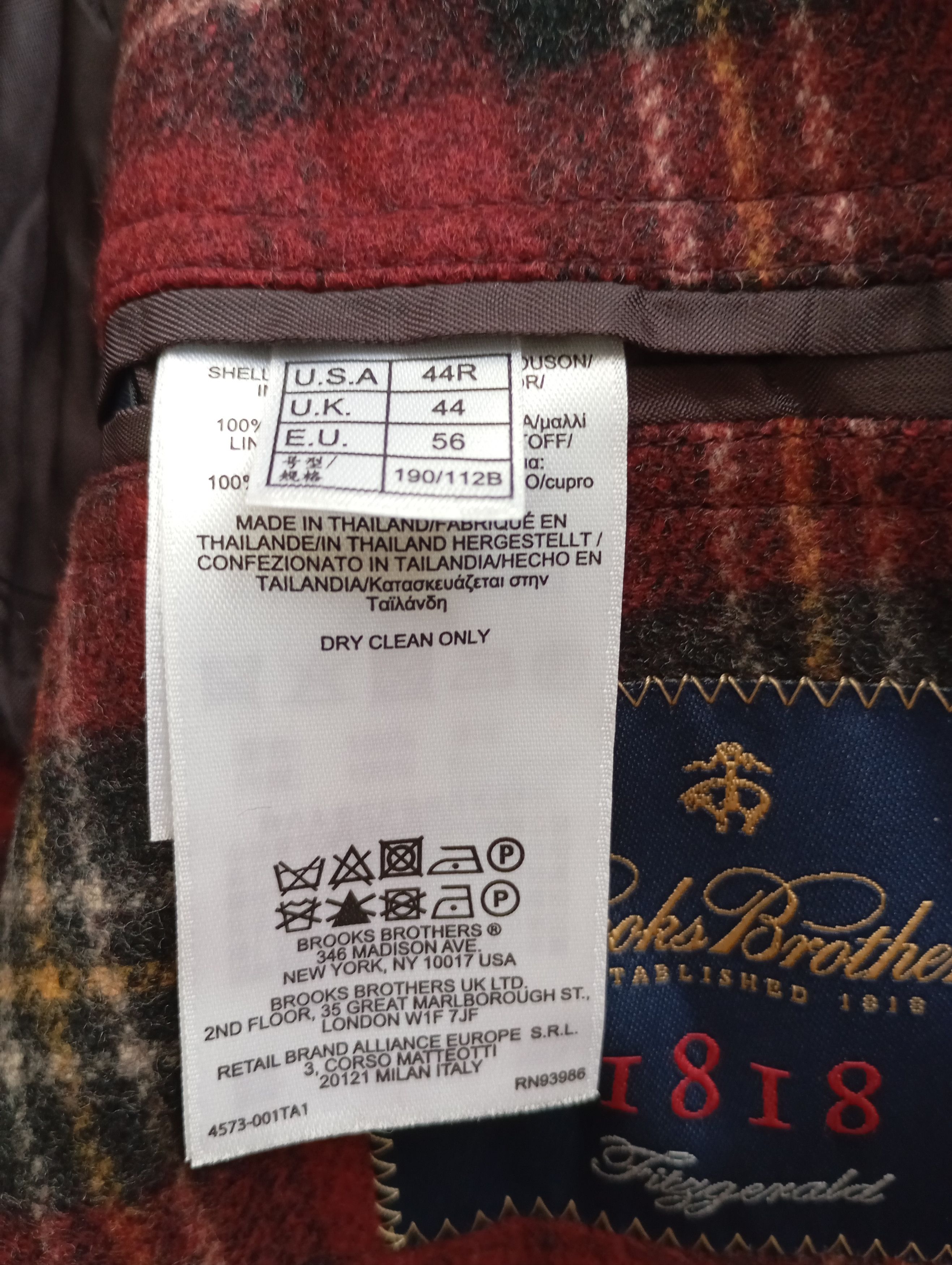 Brooks Brothers Brooks Brothers Vintage Blazer Jacket Size 44R - 11 Thumbnail