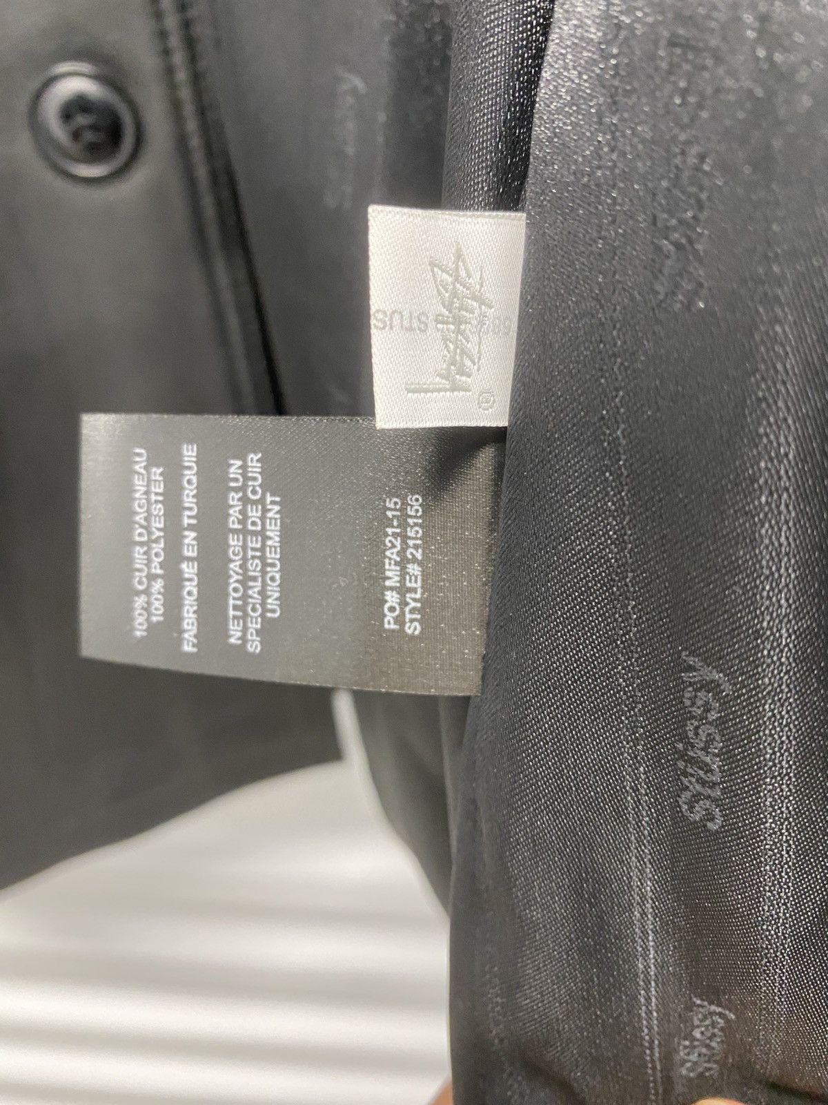 Stussy Stussy Leather Transit Coat Size US S / EU 44-46 / 1 - 9 Thumbnail