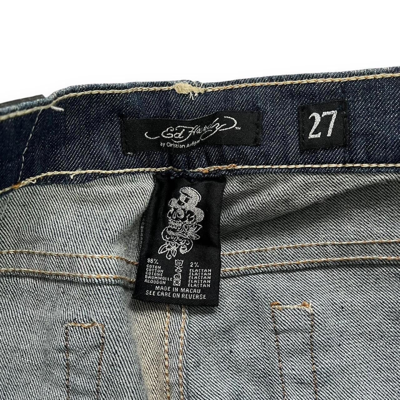 Ed Hardy Ed Hardy Women's Navy and Yellow Jeans Size 27" / US 4 / IT 40 - 5 Thumbnail