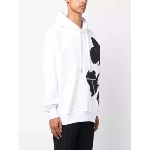 Alexander McQueen o1y1024 Hooded Sweatshirt In White Size US L / EU 52-54 / 3 - 3 Thumbnail