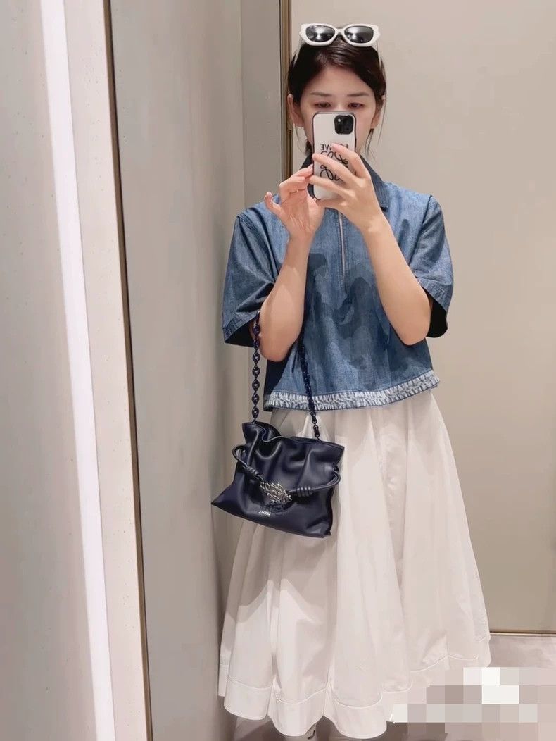 Loewe loewe Embossed denim top 2503-Nextarrow Size US M / EU 48-50 / 2 - 8 Thumbnail