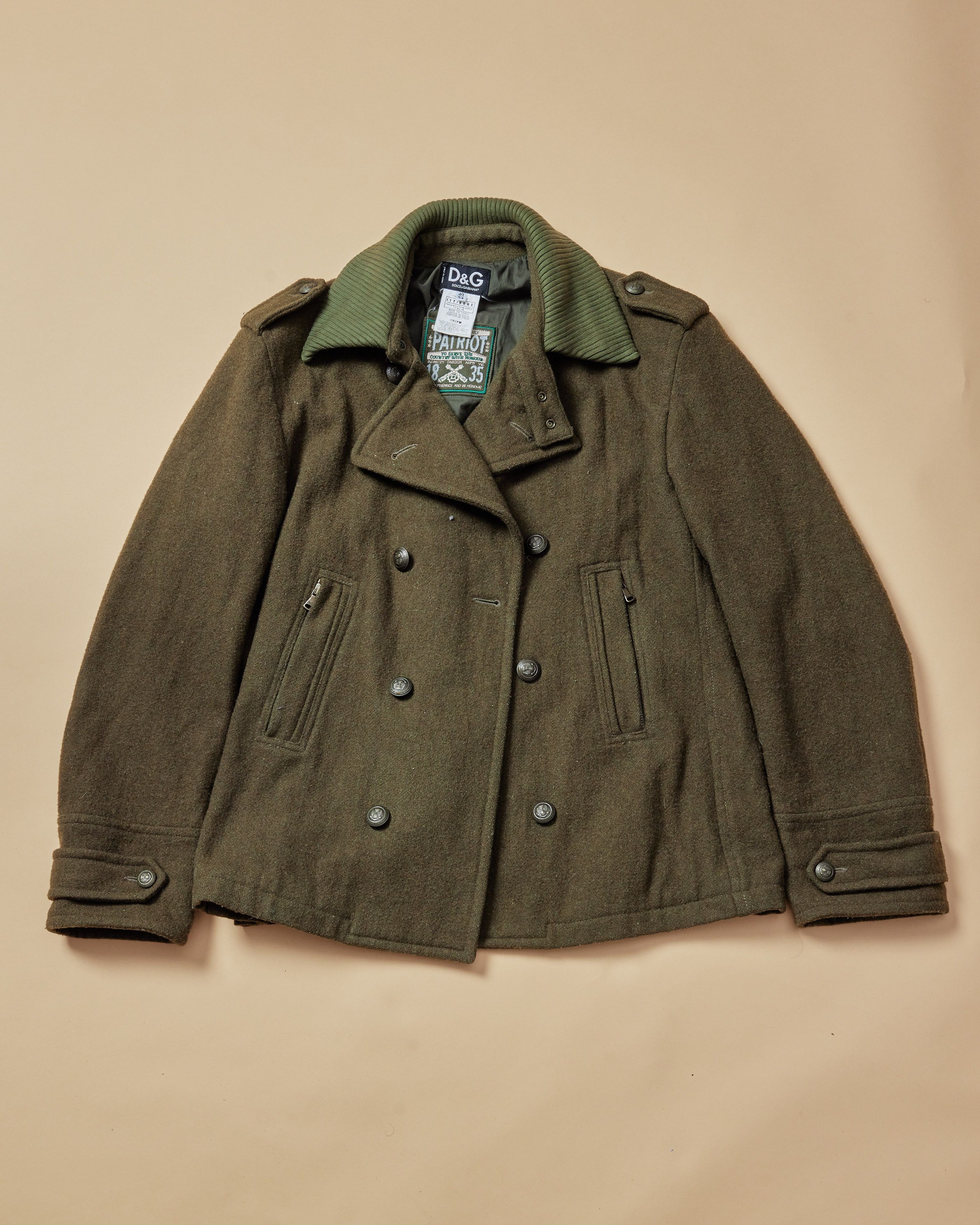 Dolce & Gabbana VINTAGE Dolce & Gabbana Wool Military Jacket