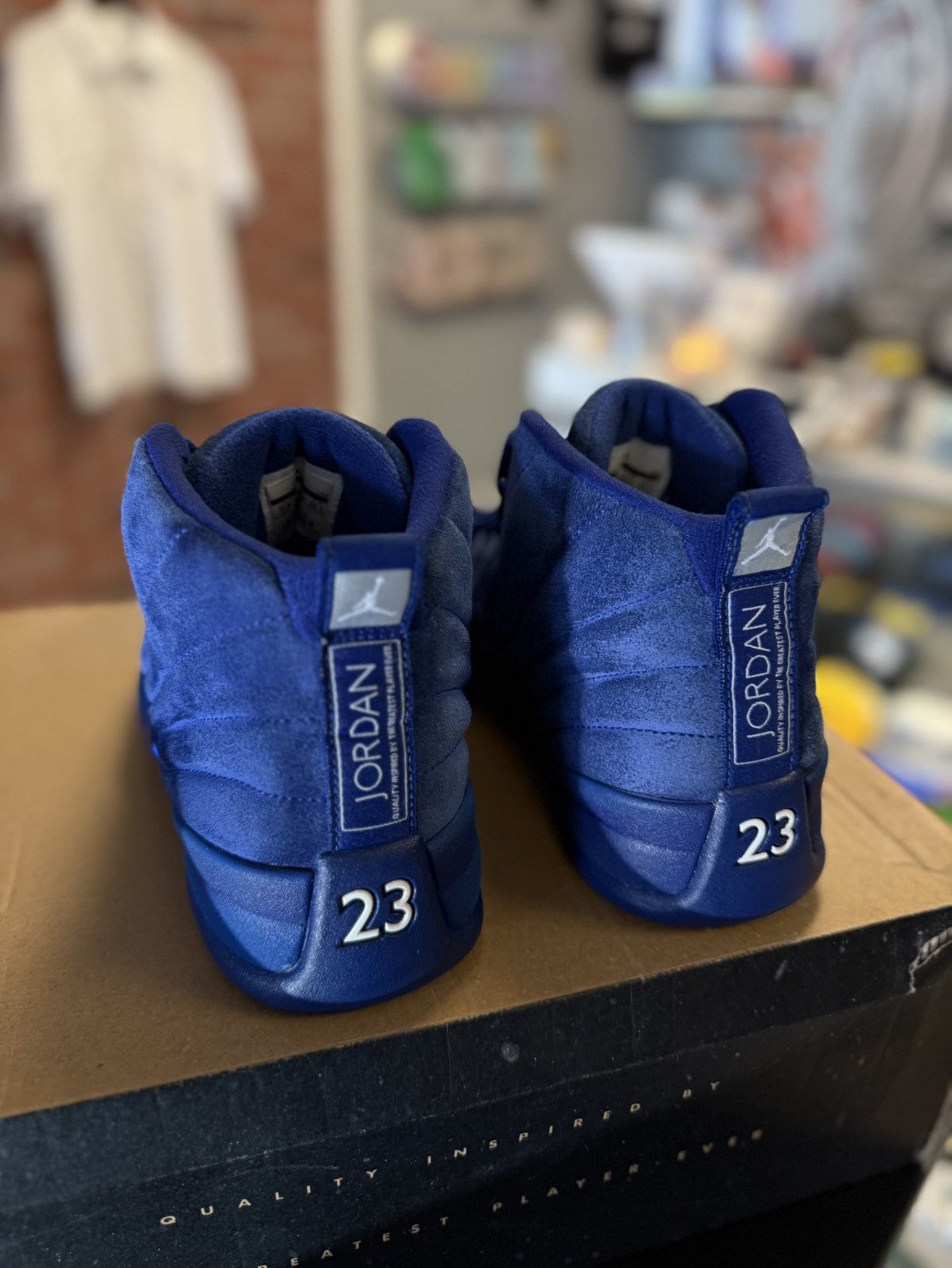 Jordan Brand × Nike Jordan 12 Deep Royal Blue 2016 Size 10.5 🧼 W/ BOX Size US 10.5 / EU 43-44 - 6 Thumbnail