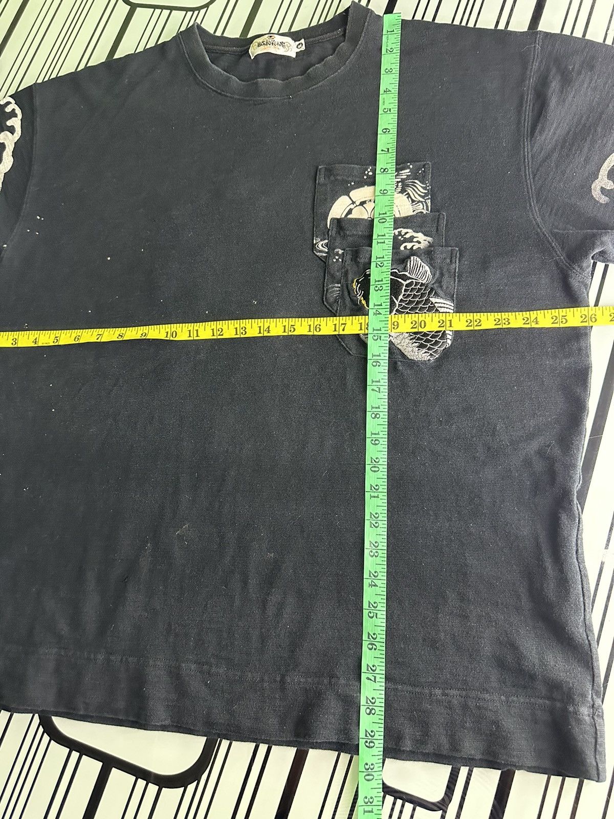 Japanese Brand Vintage Embroidery Koi Fish Japanese Style Shirt Tee Size US XL / EU 56 / 4 - 14 Thumbnail