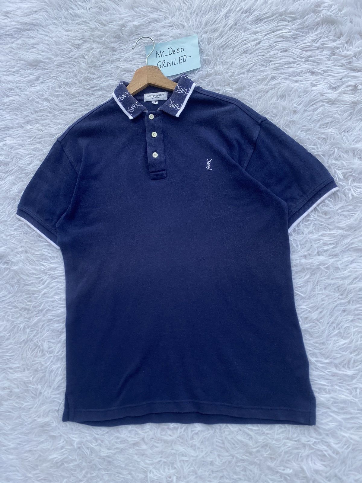 Yves Saint Laurent Rare Vintage YSL Yves Saint Laurent Polo Shirt Size US M / EU 48-50 / 2 - 4 Thumbnail