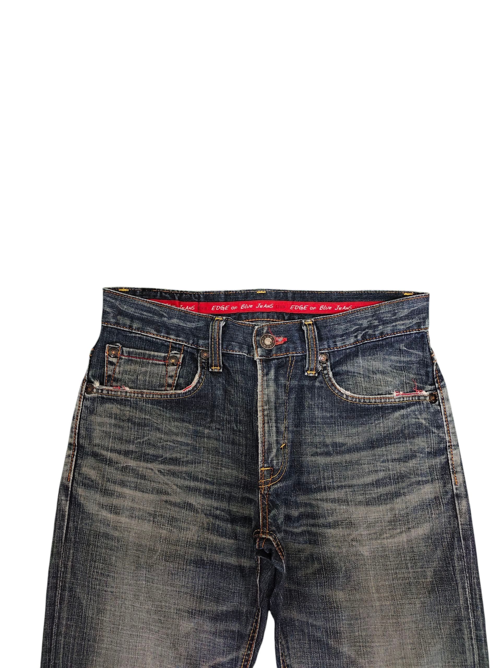 Comme des Garcons × Undercover Edwin 503 Regular Clawmark Distress Faded Denim Jeans Size US 31 - 2 Thumbnail