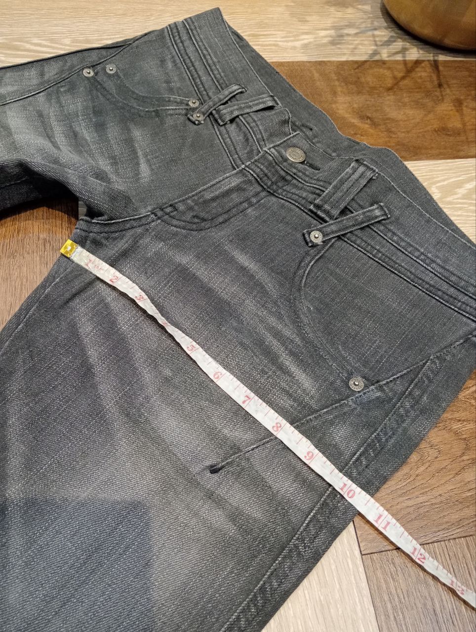 Tornado Mart TORNADO MART STRETCH DENIM JEANS GREY FADE JAPAN DESIGNER Size 34" / US 12 / IT 48 - 19 Thumbnail
