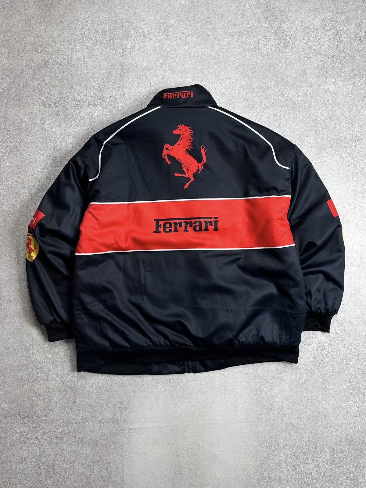 Ferrari Vintage 90s Ferarri Racing Nascar Y2K Jacket L Size US L / EU 52-54 / 3 - 5 Thumbnail