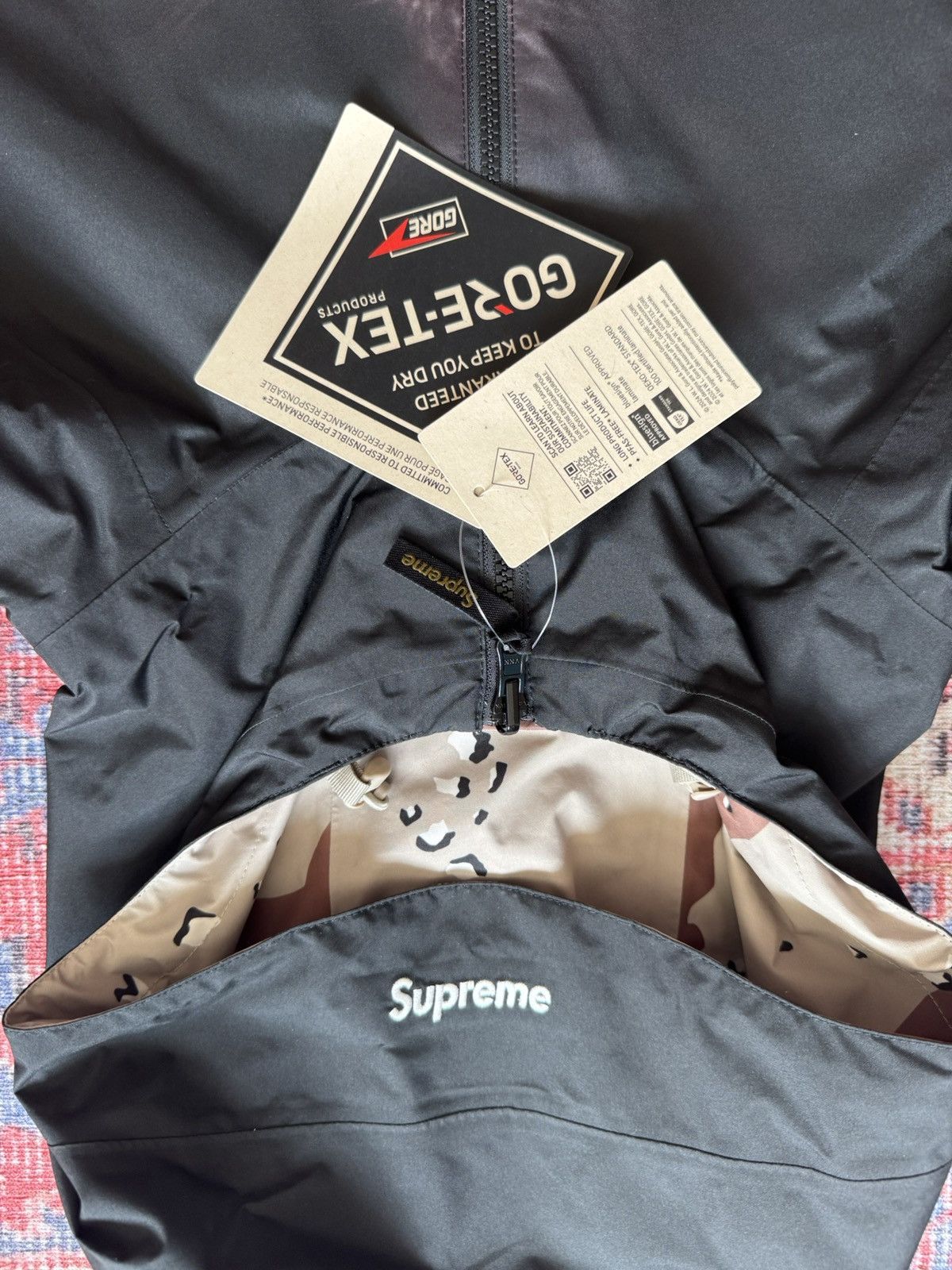 Supreme Supreme aphex twin reversible goretex jacket Size US XL / EU 56 / 4 - 4 Thumbnail