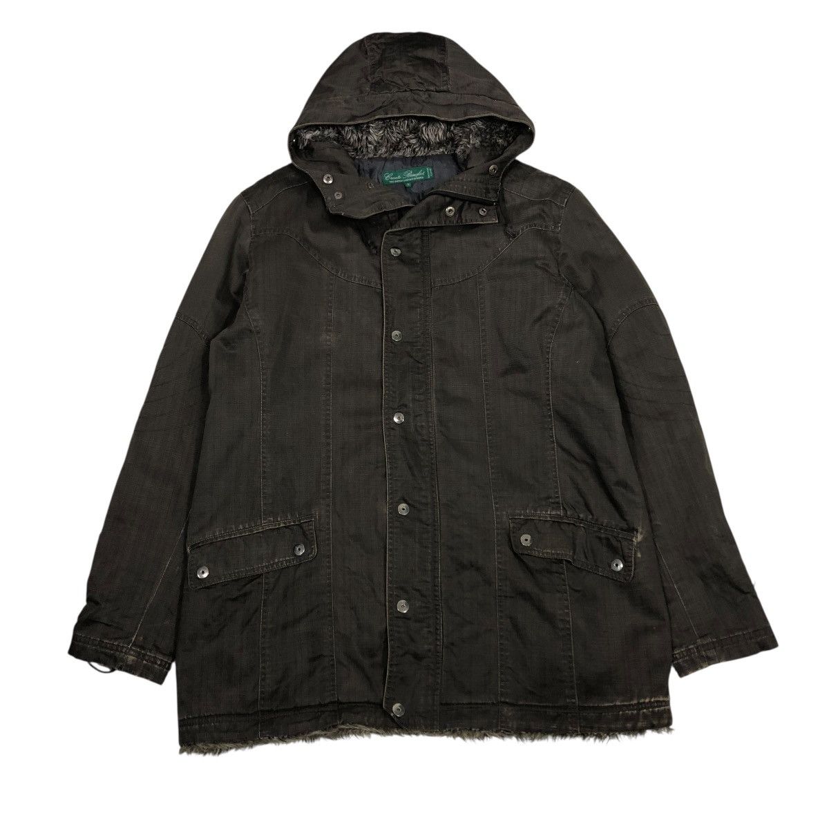 Japanese Brand 🔥VINTAGE CHORE JACKET HUNTING CREATE BAREFOOT FUR BLANKET Size US L / EU 52-54 / 3 - 1 Thumbnail