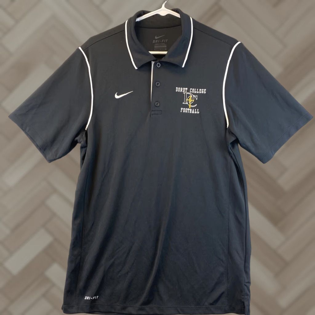 Nike Nike Polo Shirt Men S Black Logo Dri-Fit Golf Golfing Golfer Polo Shirt Nike Golf 40-53 Drifit Size US S / EU 44-46 / 1 - 1 Thumbnail