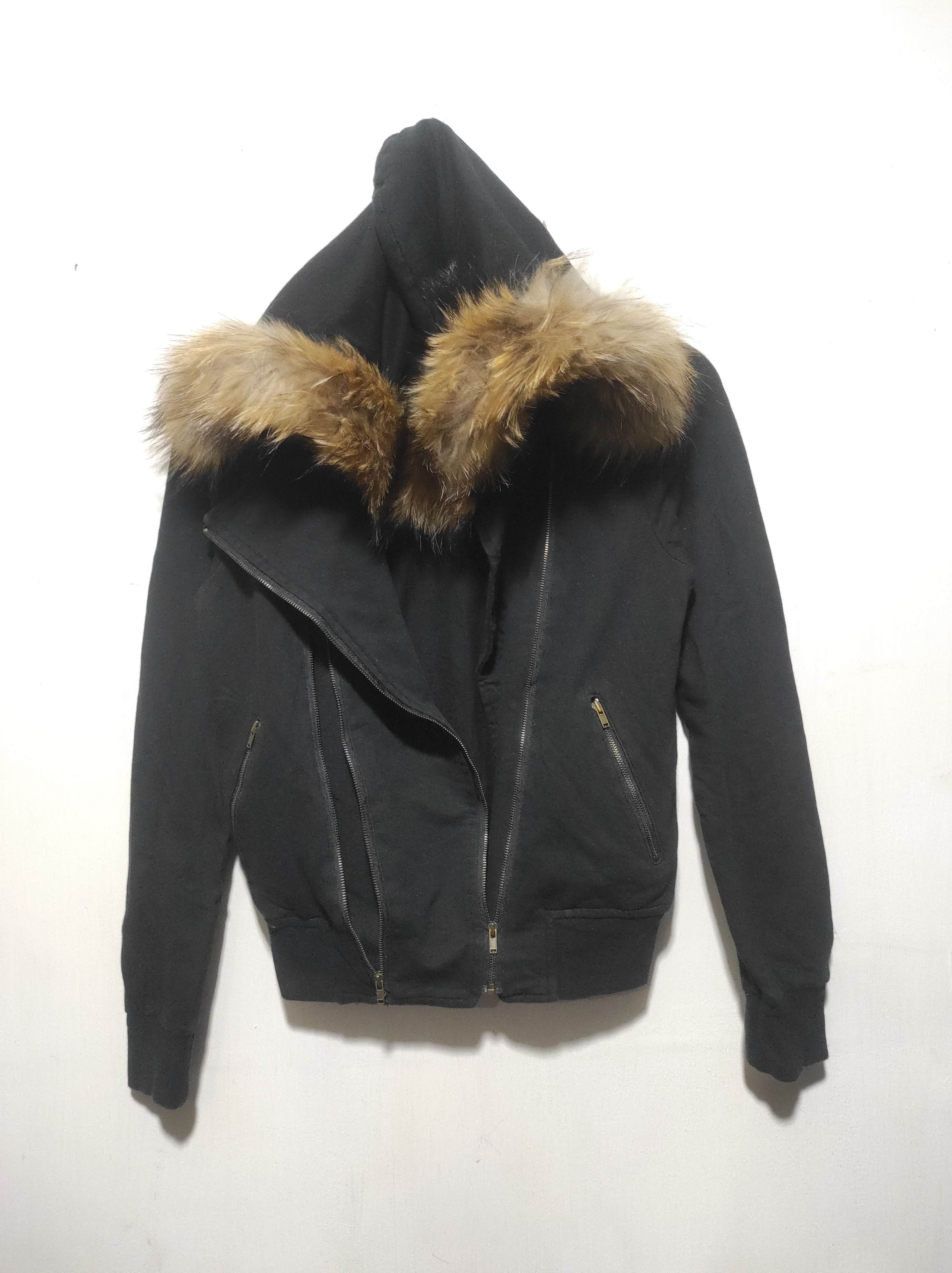 Hysteric Glamour Ramones Multi Zipper Fur Hoodie ifsixwasnine lgb style Size US XXS / EU 40 - 2 Thumbnail